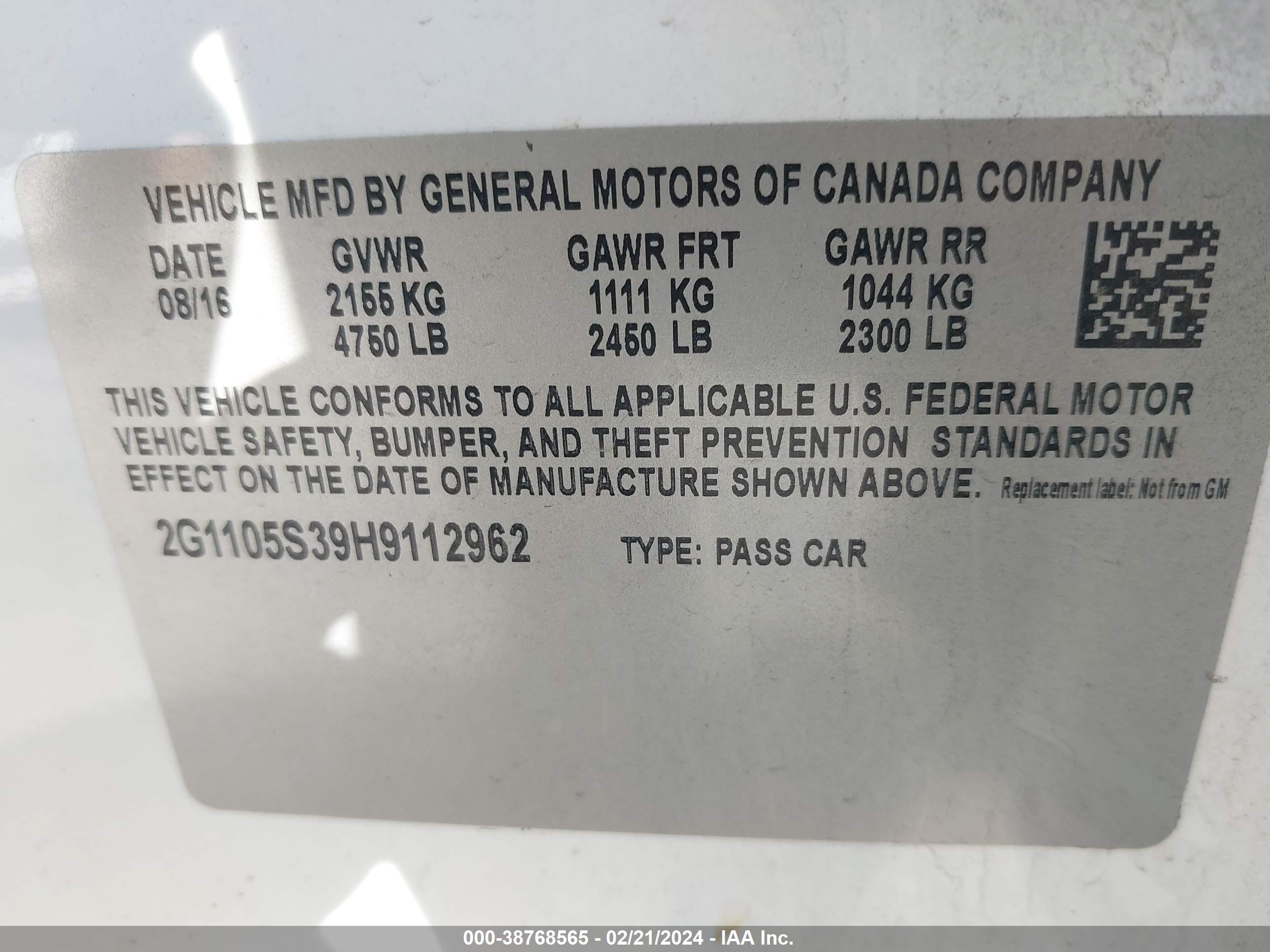 CHEVROLET IMPALA image 9