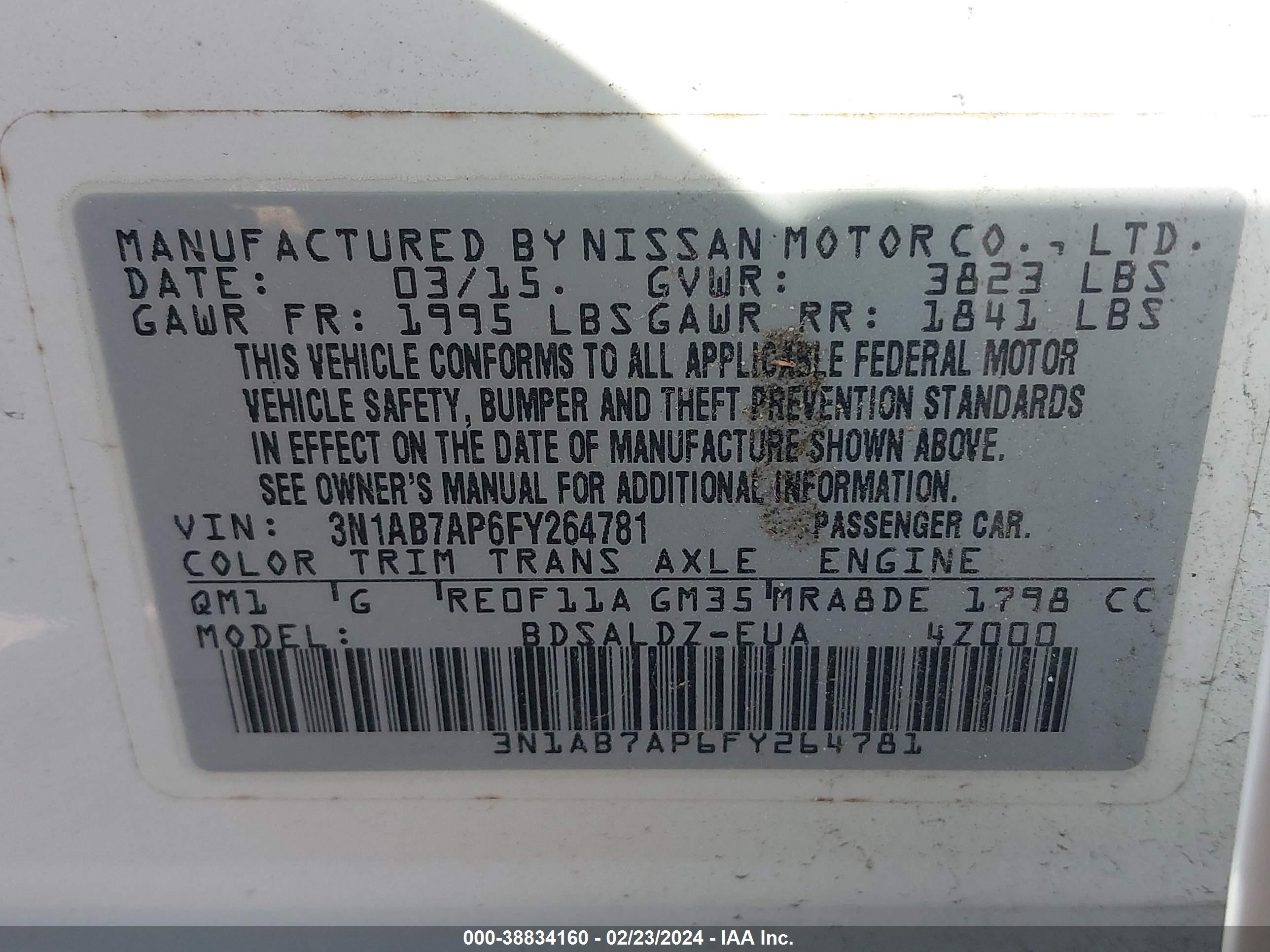 NISSAN SENTRA image 9