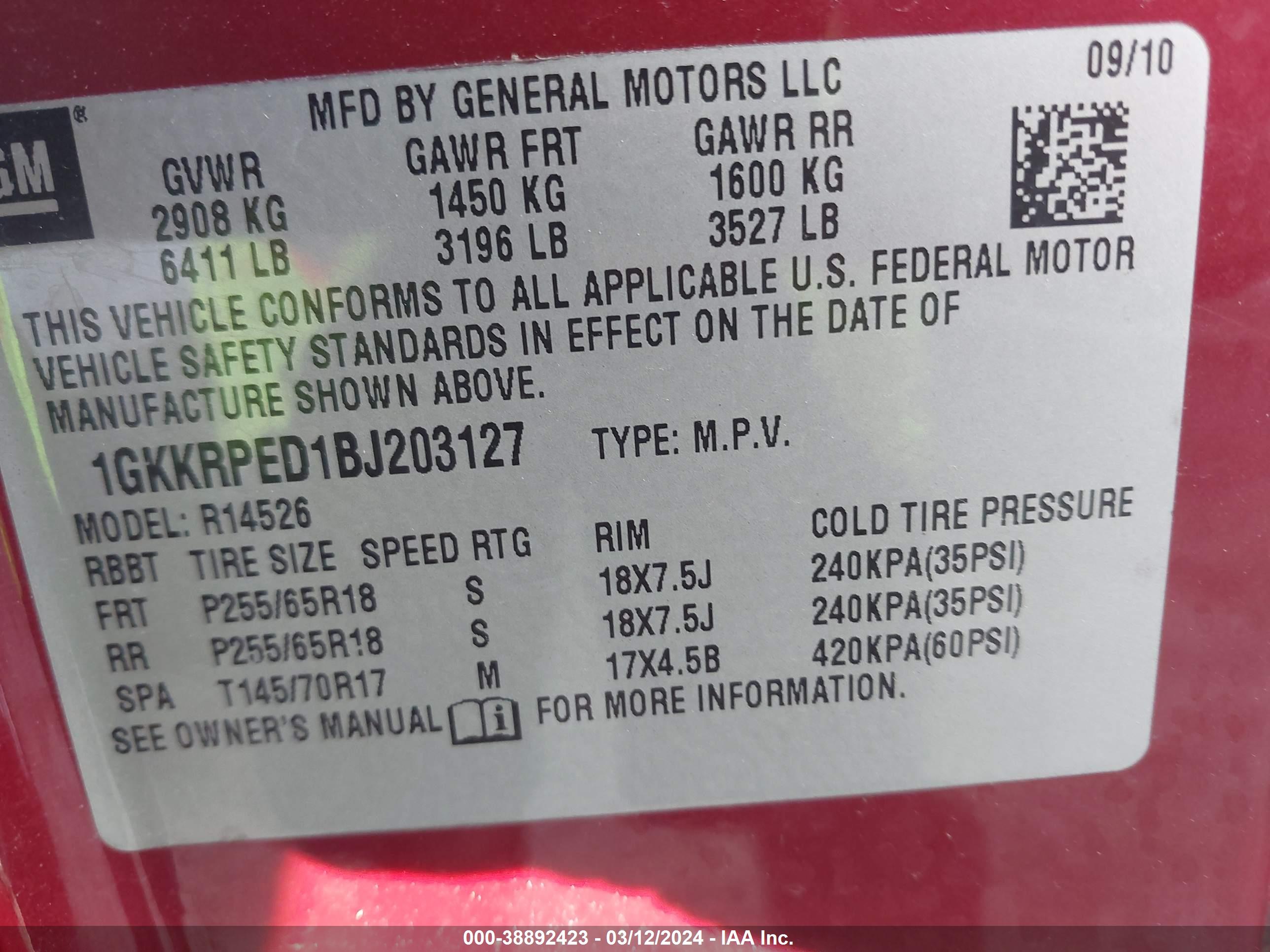 GMC ACADIA image 9