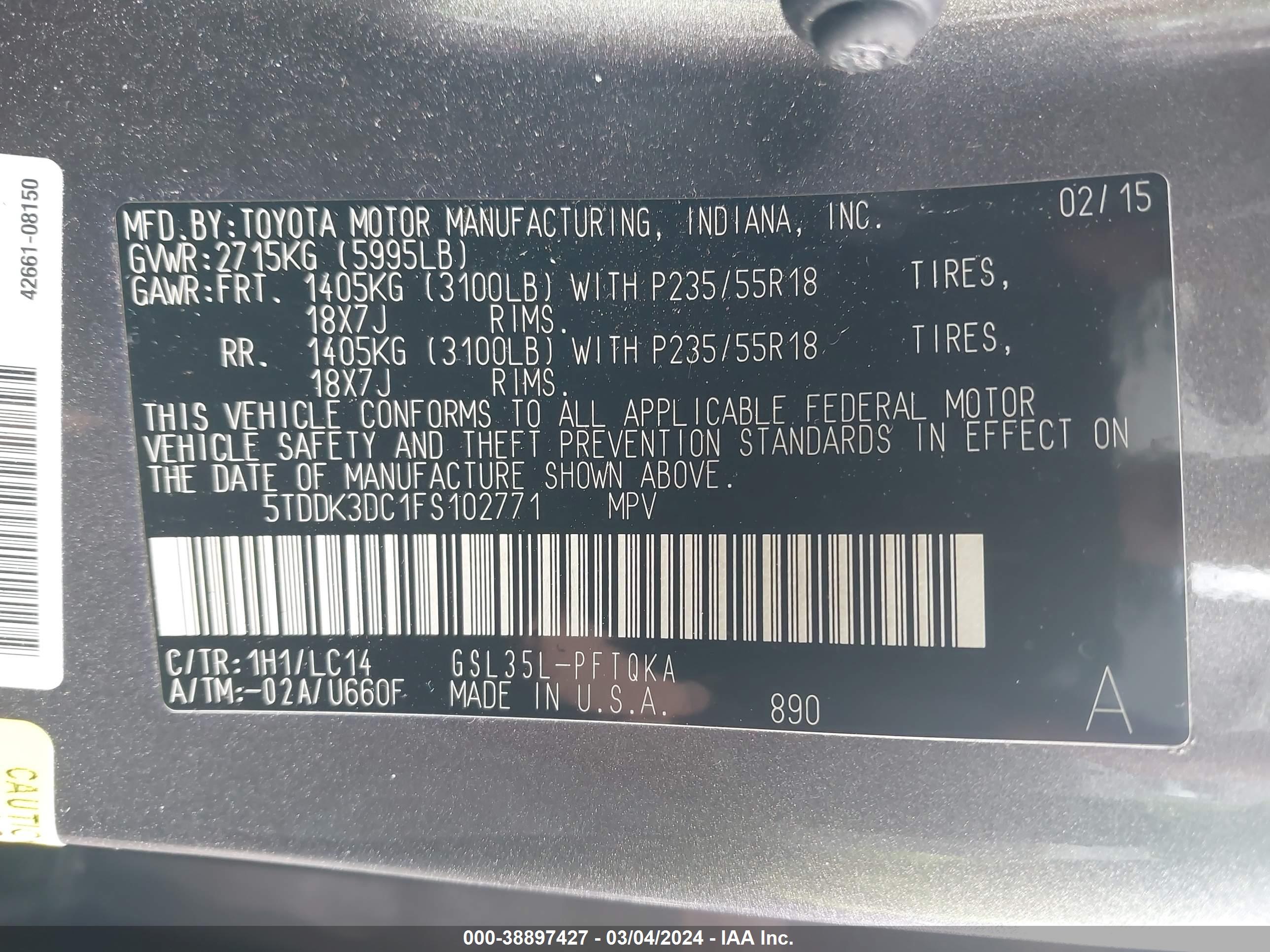 TOYOTA SIENNA image 9