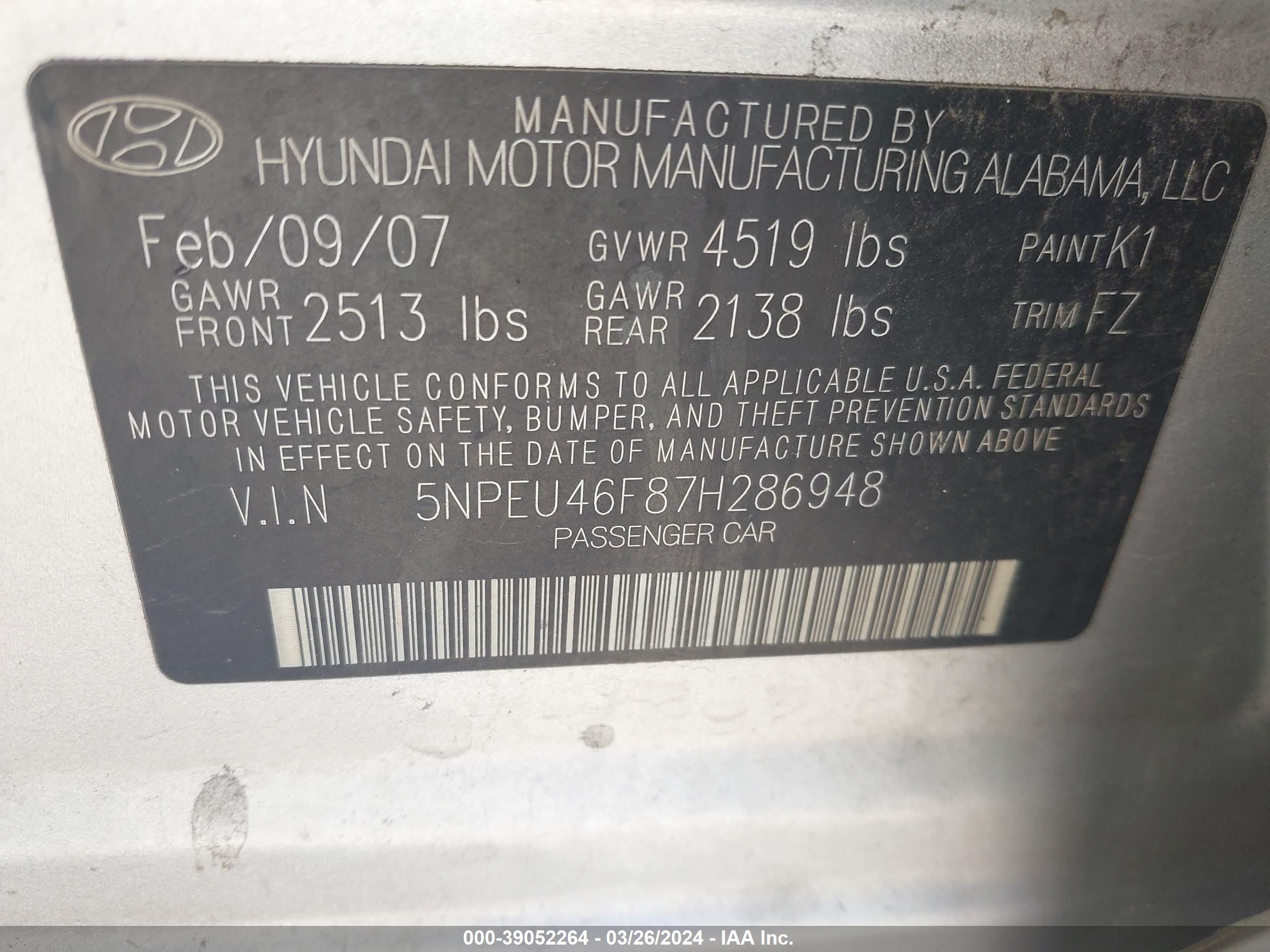 HYUNDAI SONATA image 9