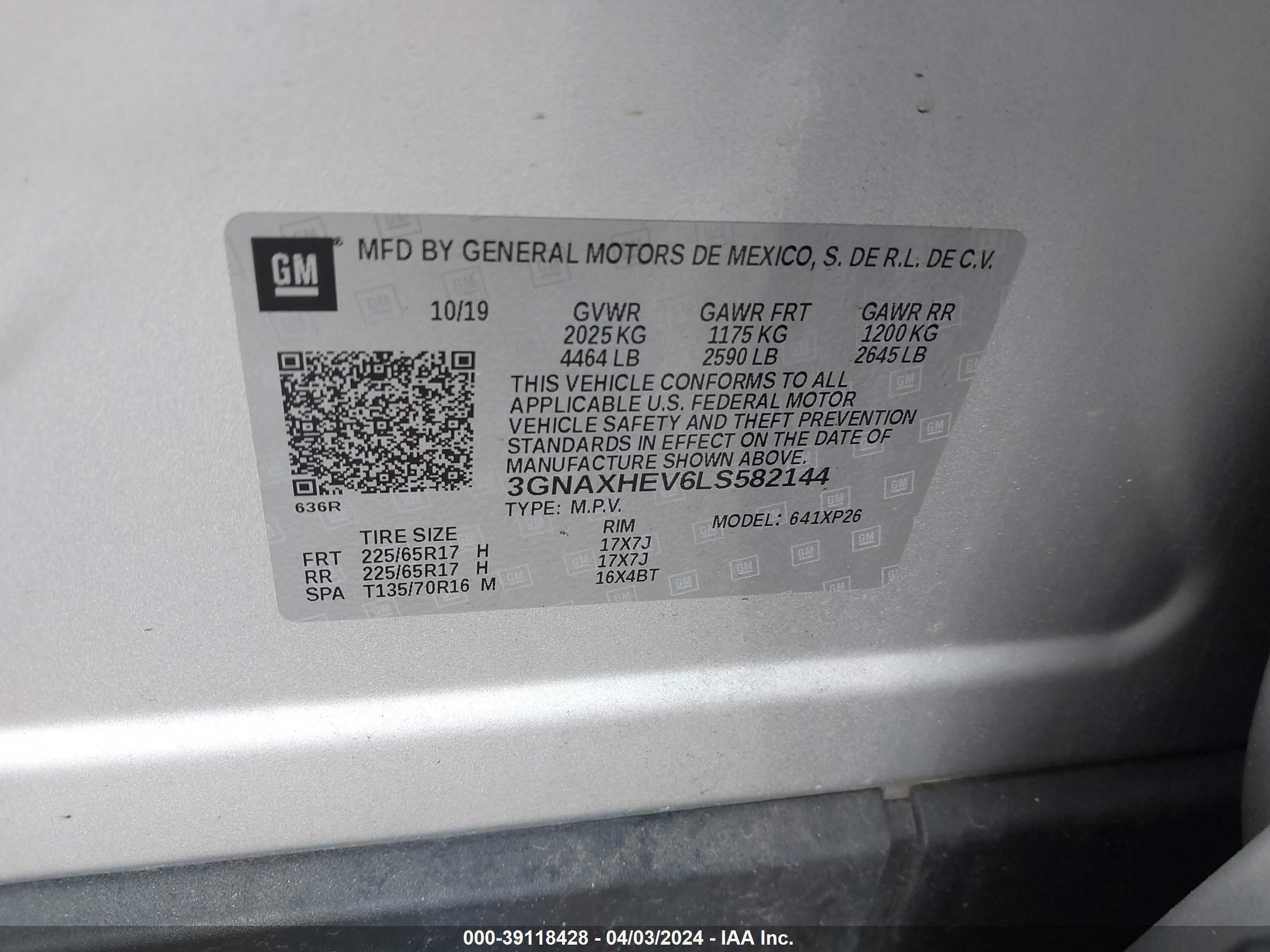CHEVROLET EQUINOX image 9