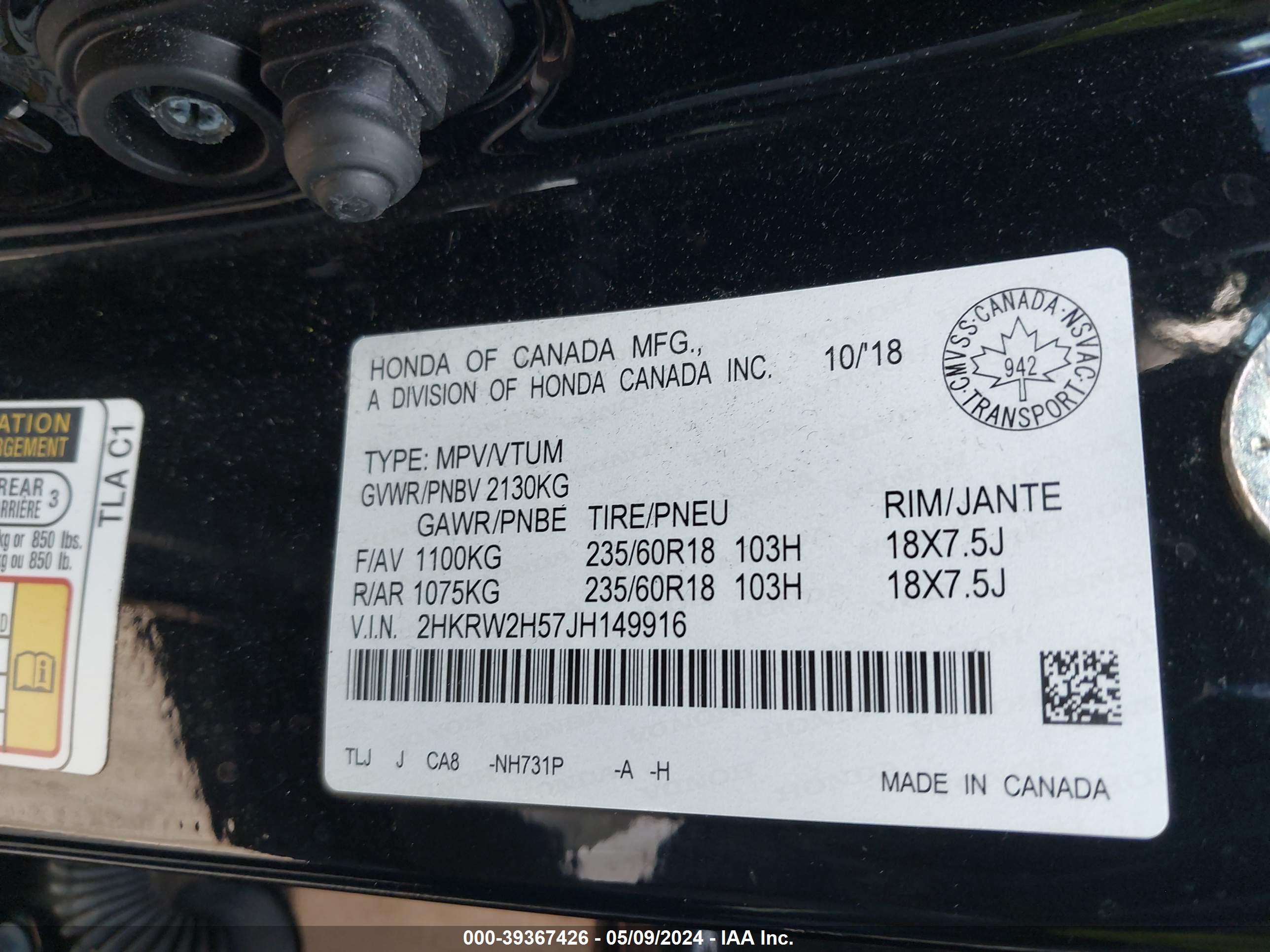 HONDA CR-V image 9