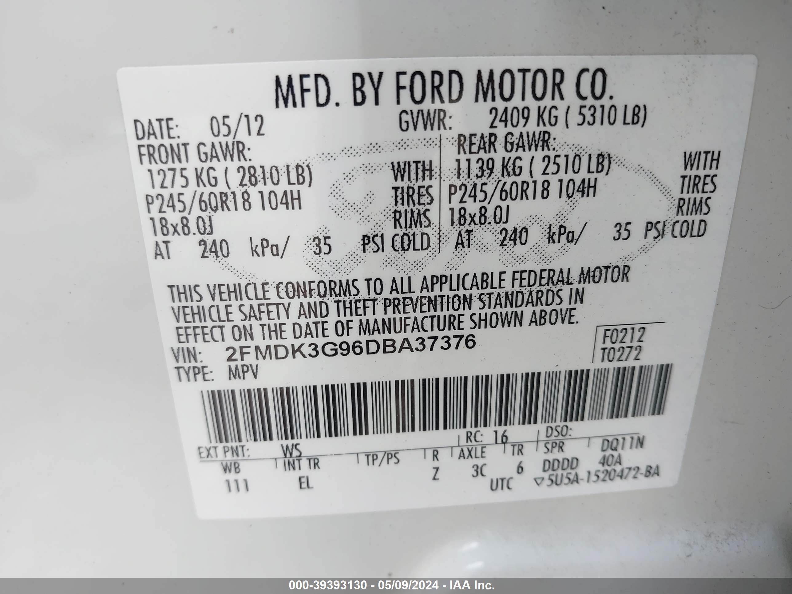 FORD EDGE image 9