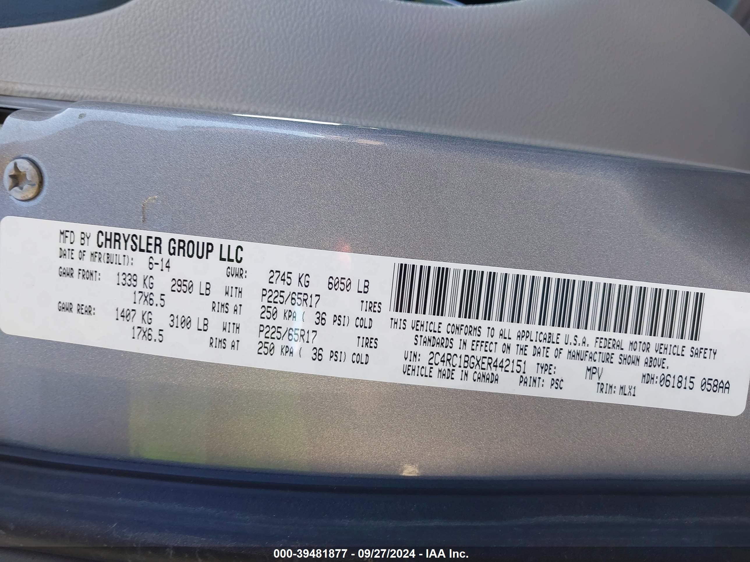 CHRYSLER TOWN image 9