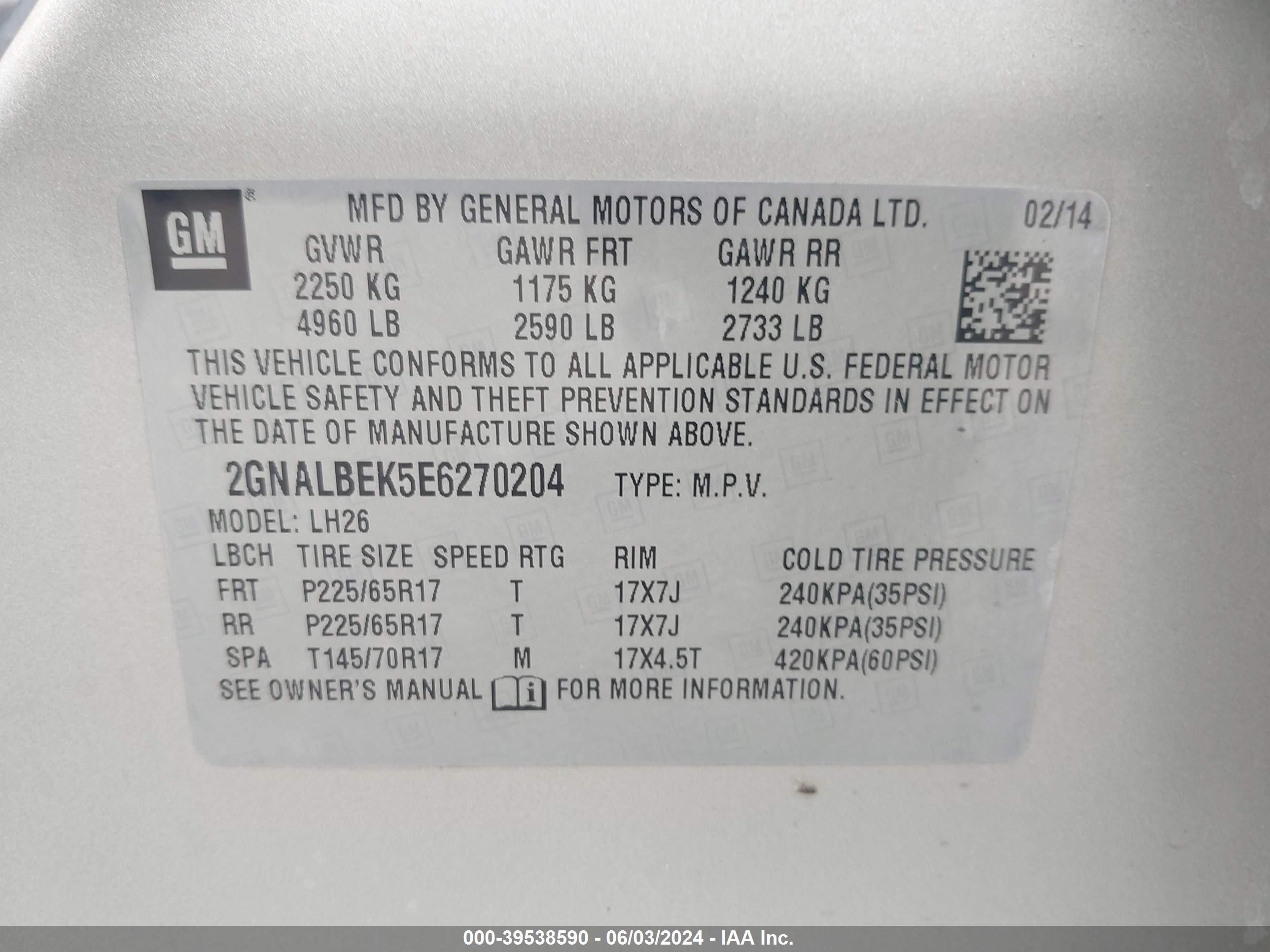CHEVROLET EQUINOX image 9