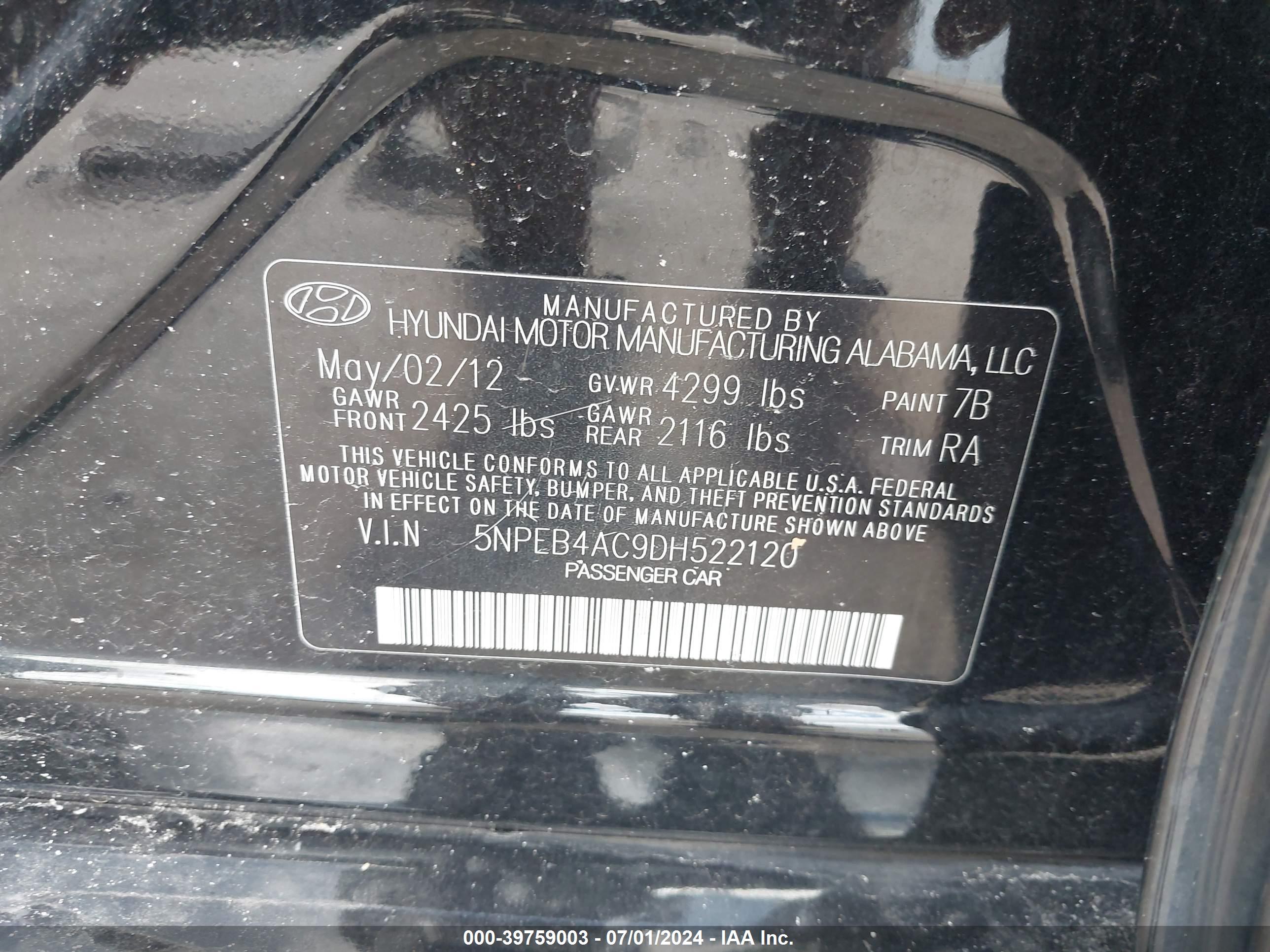 HYUNDAI SONATA image 9