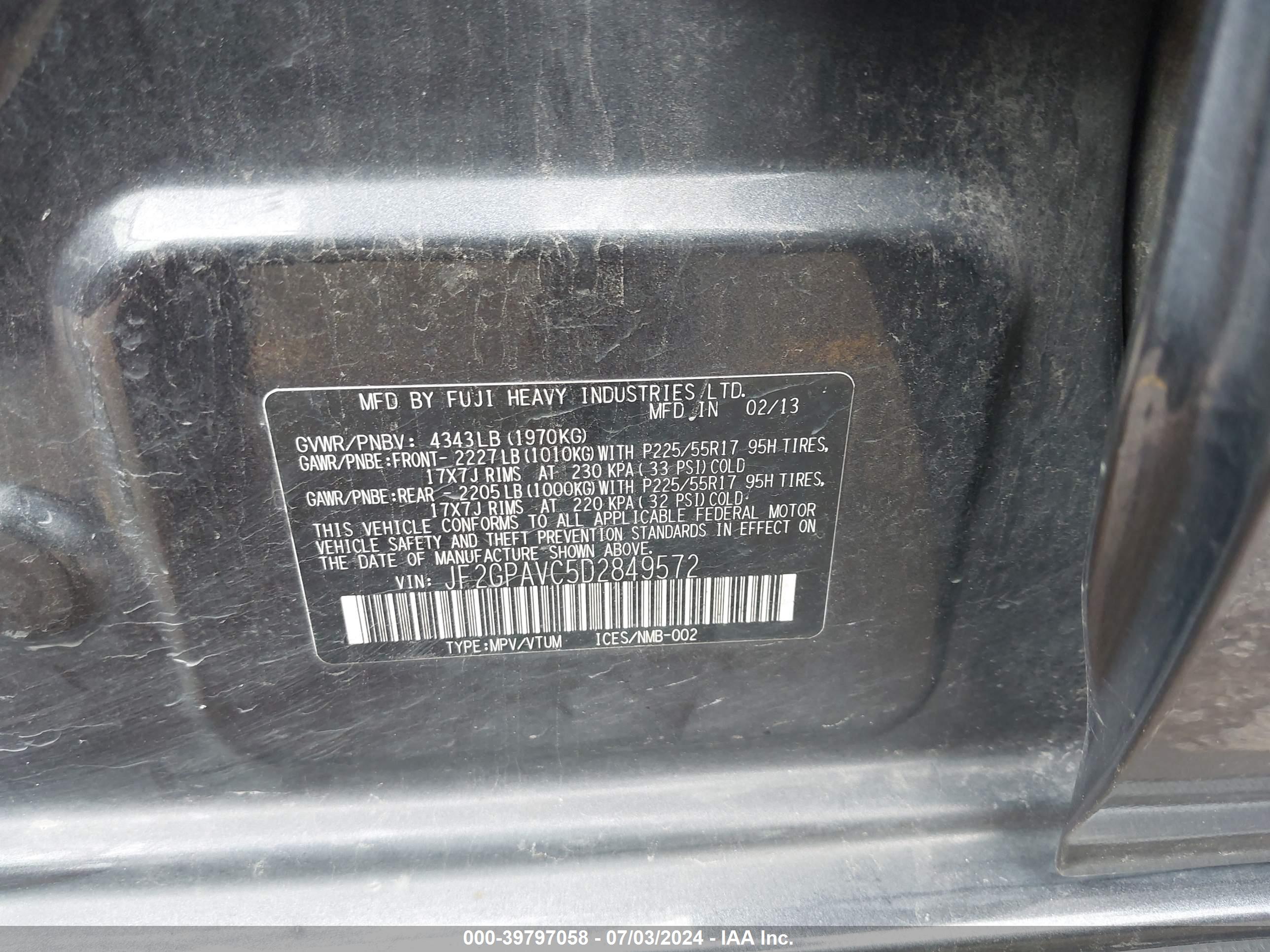 SUBARU XV image 9