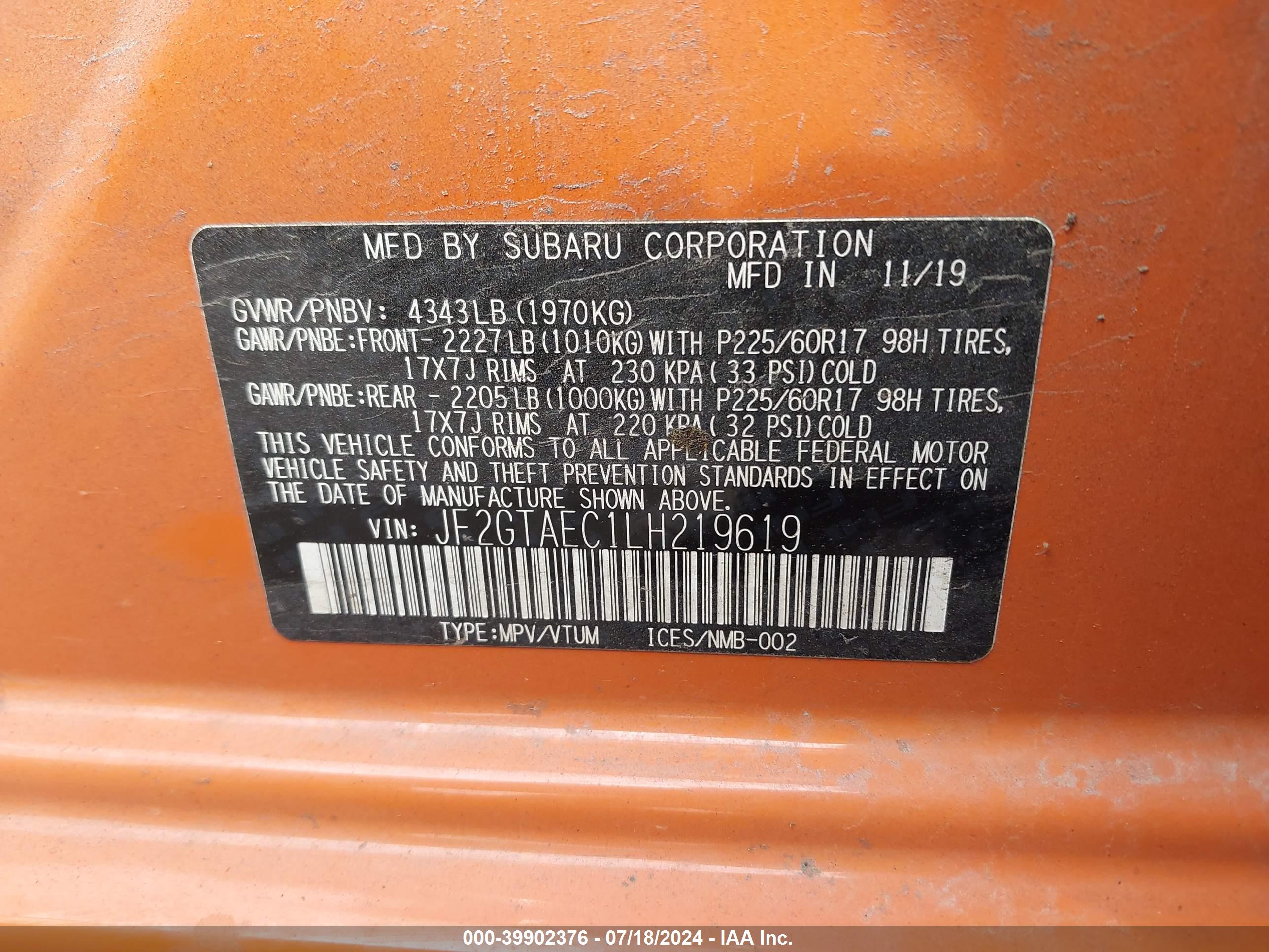 SUBARU CROSSTREK image 9