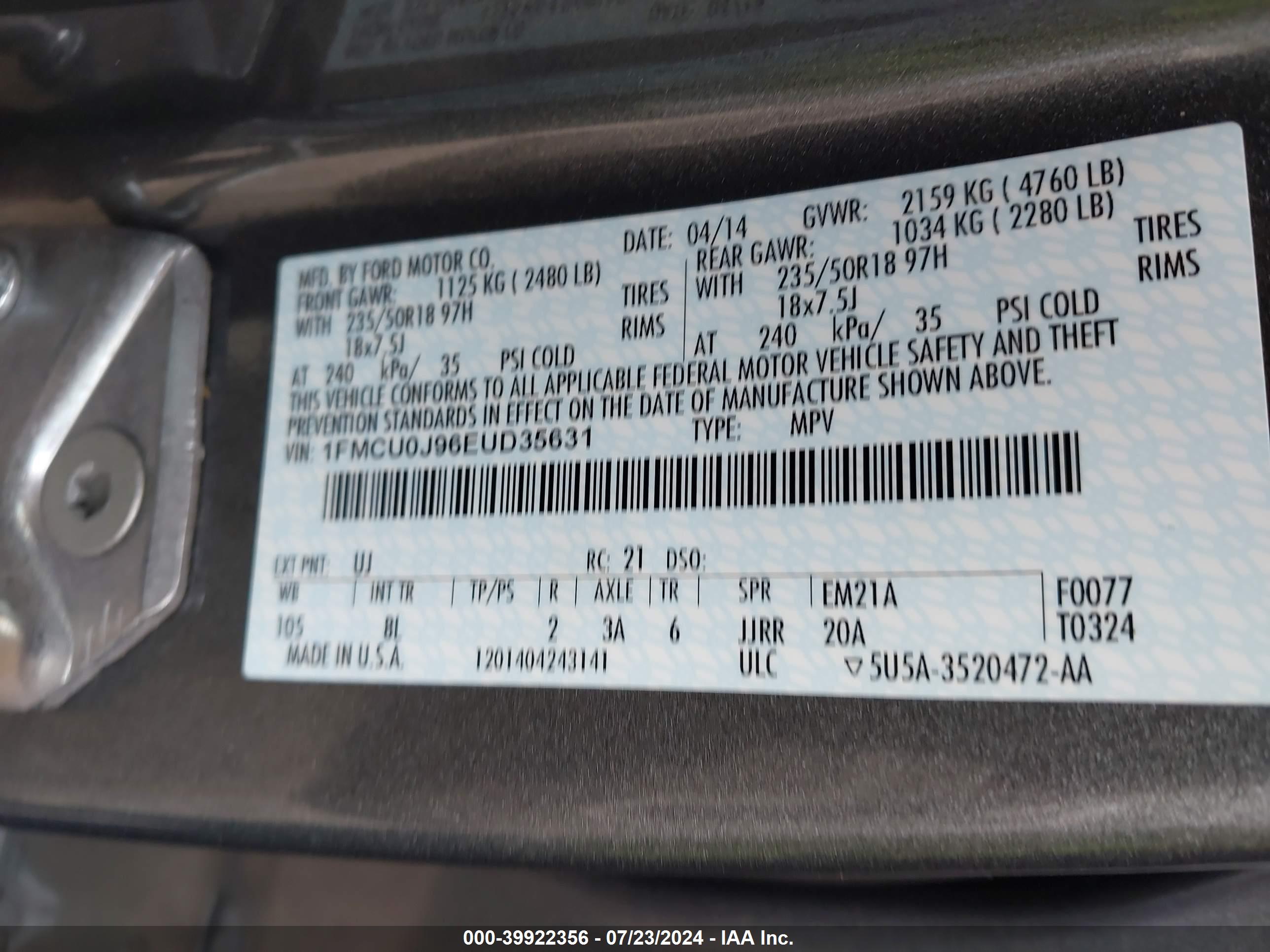 FORD ESCAPE image 9