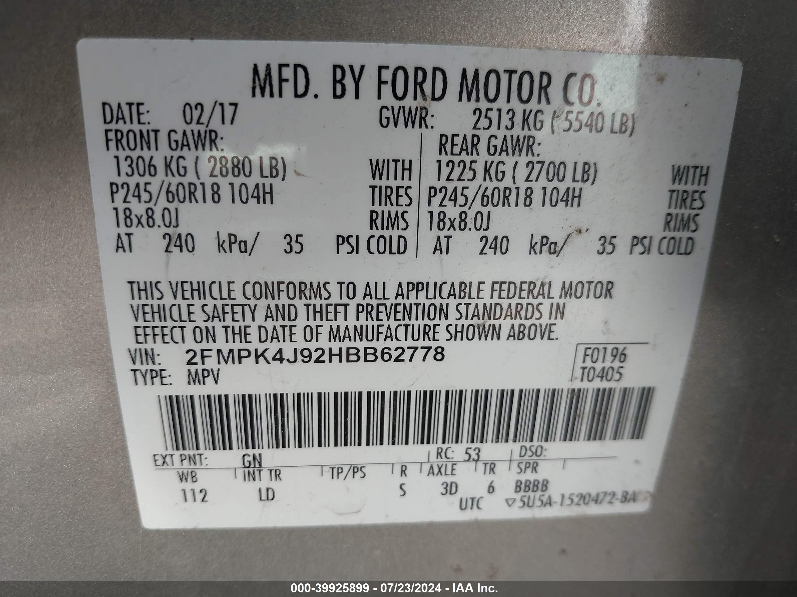 FORD EDGE image 9