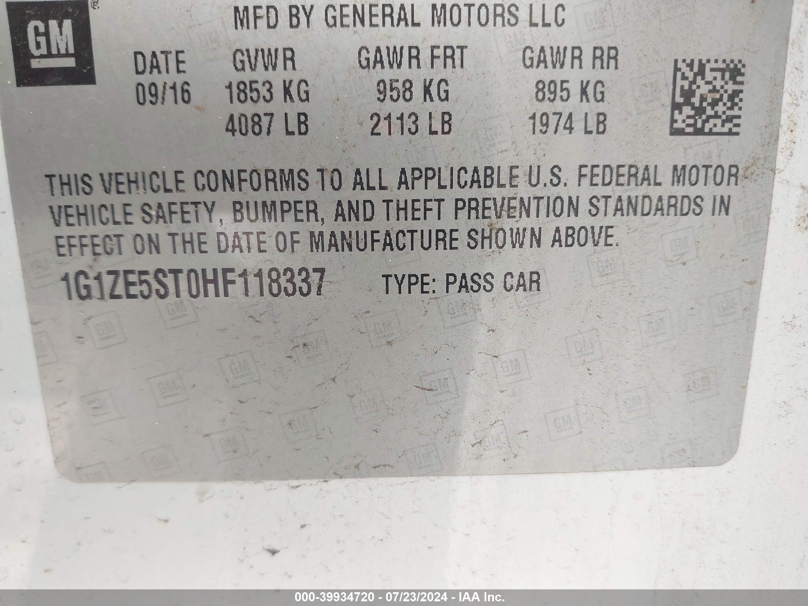 CHEVROLET MALIBU image 9