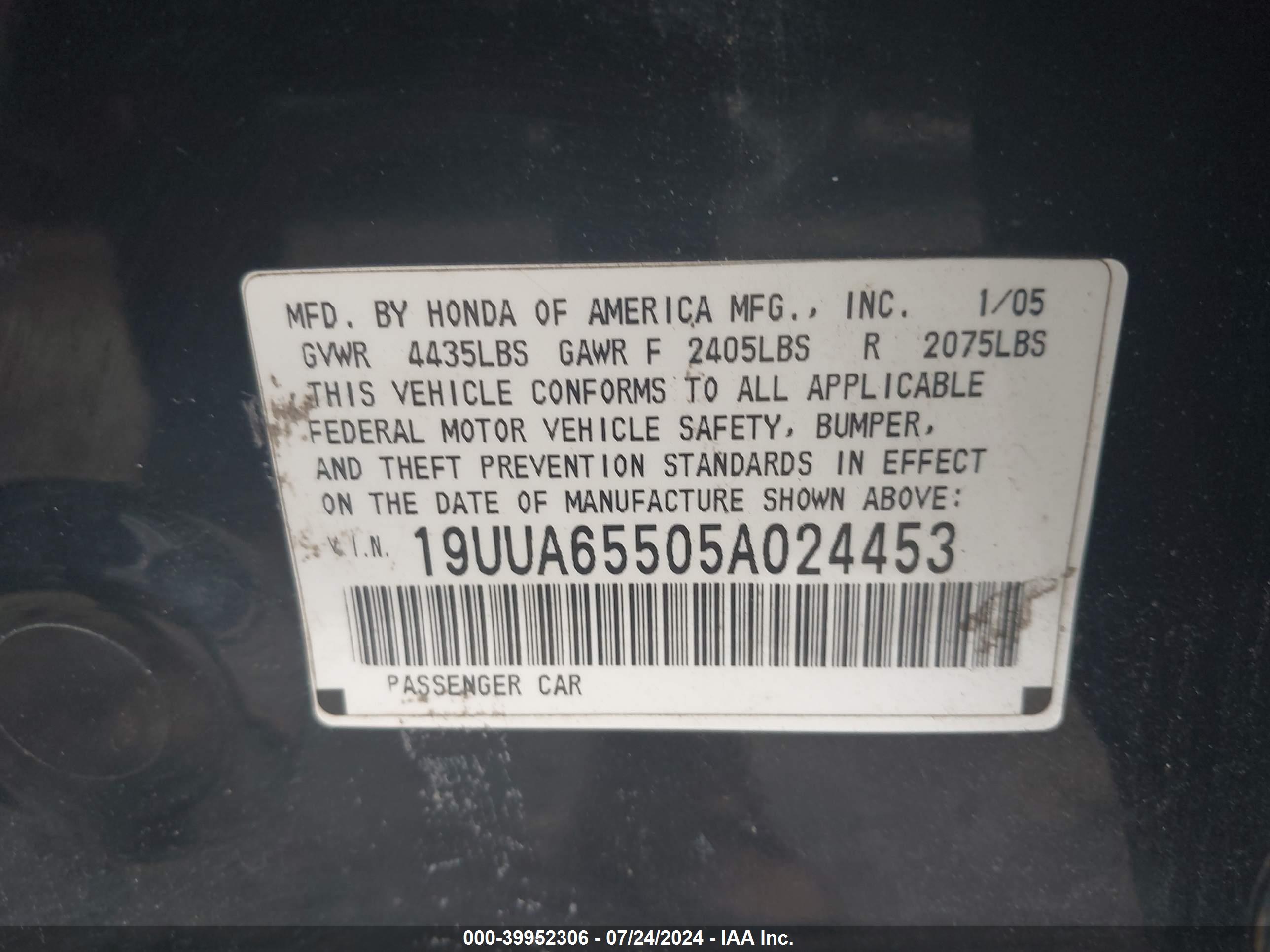 ACURA TL image 9