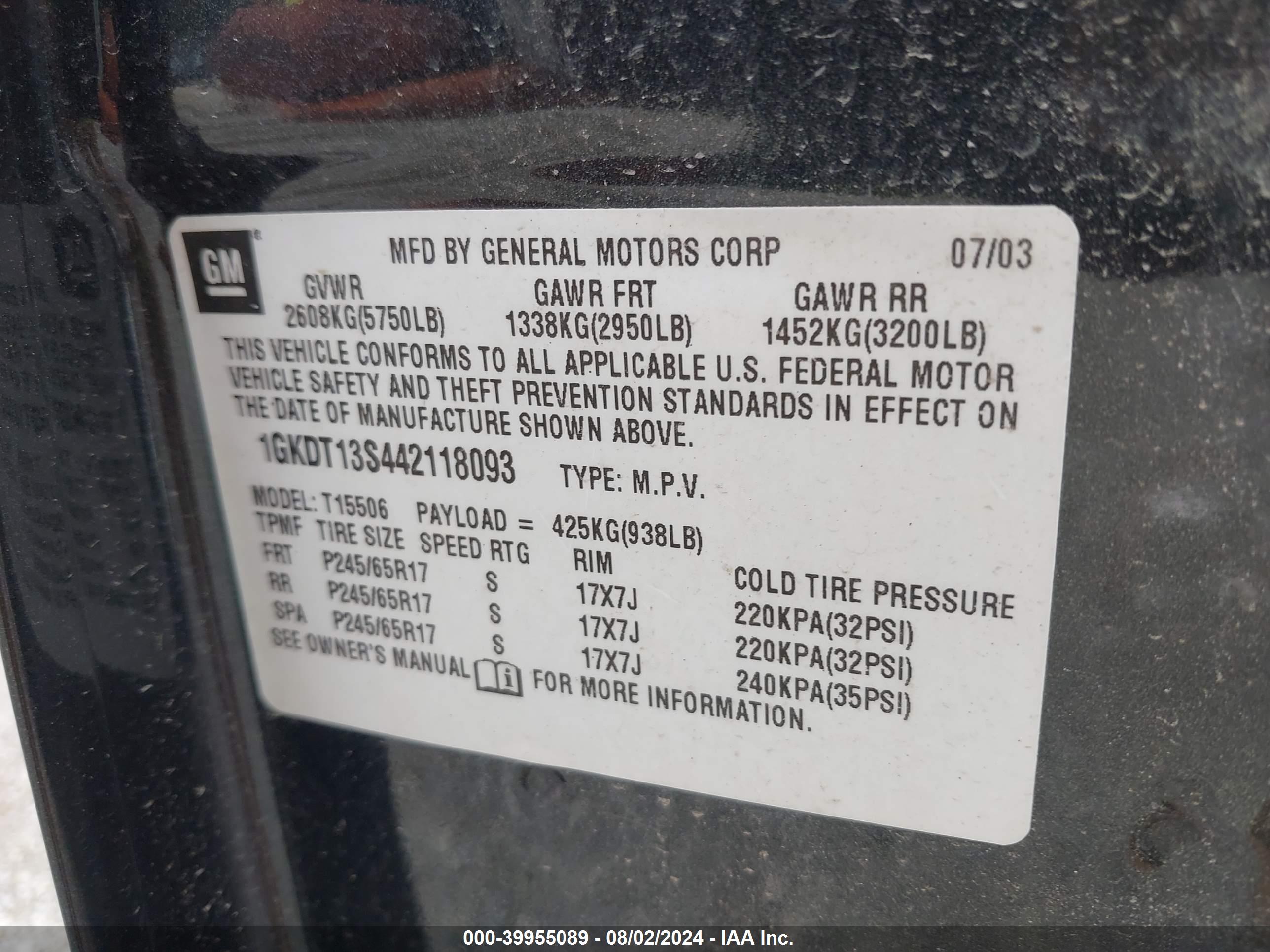 GMC ENVOY image 9