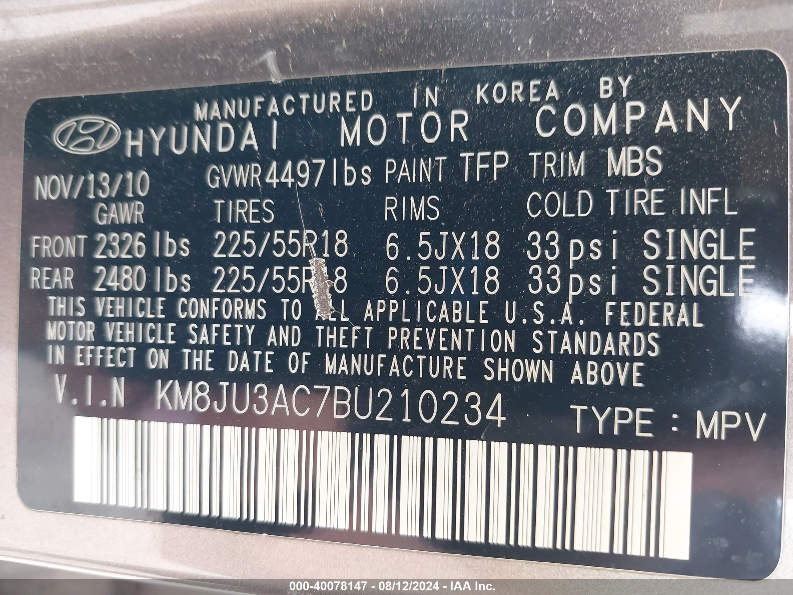 HYUNDAI TUCSON image 9