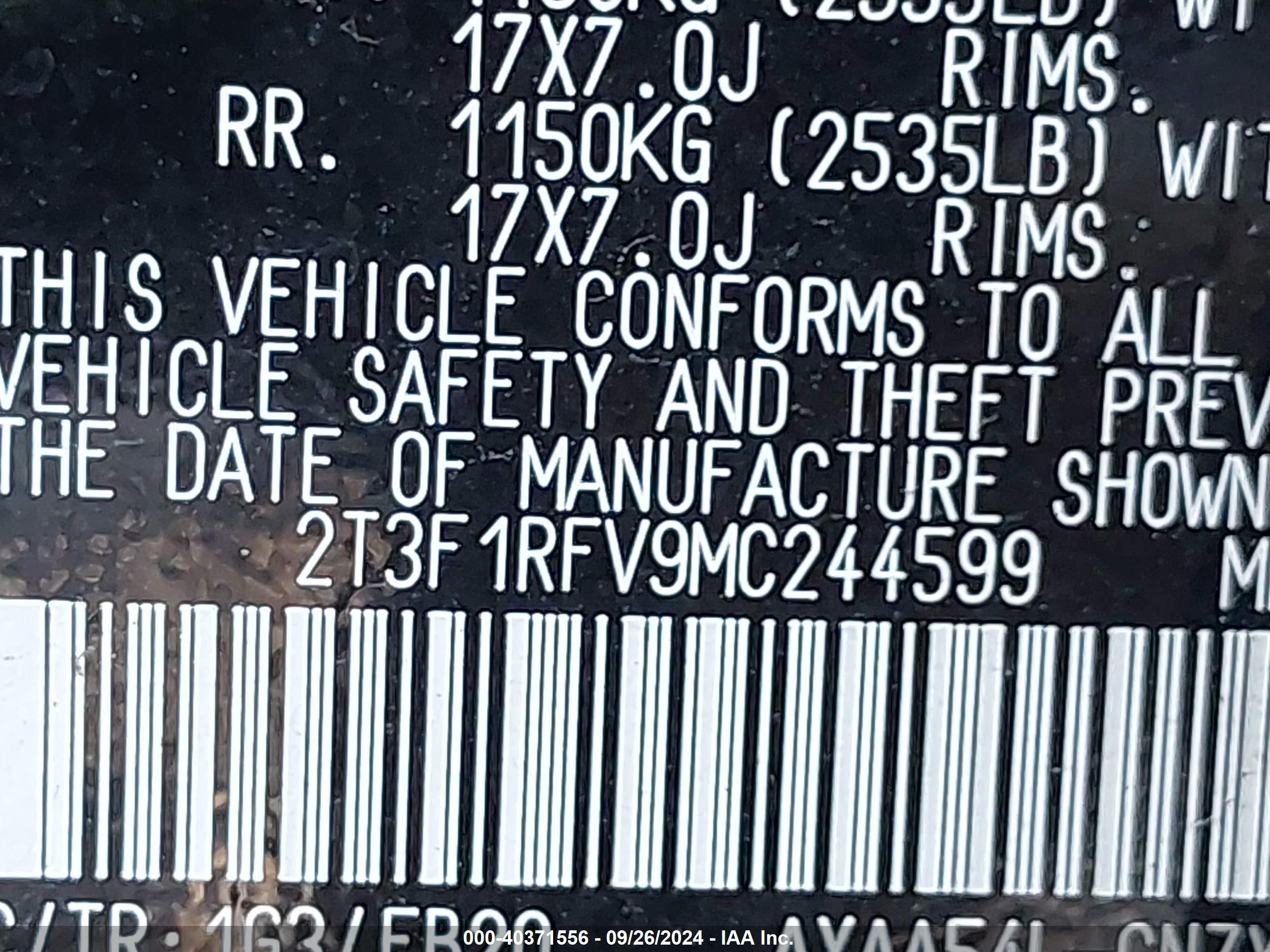 TOYOTA RAV4 image 9