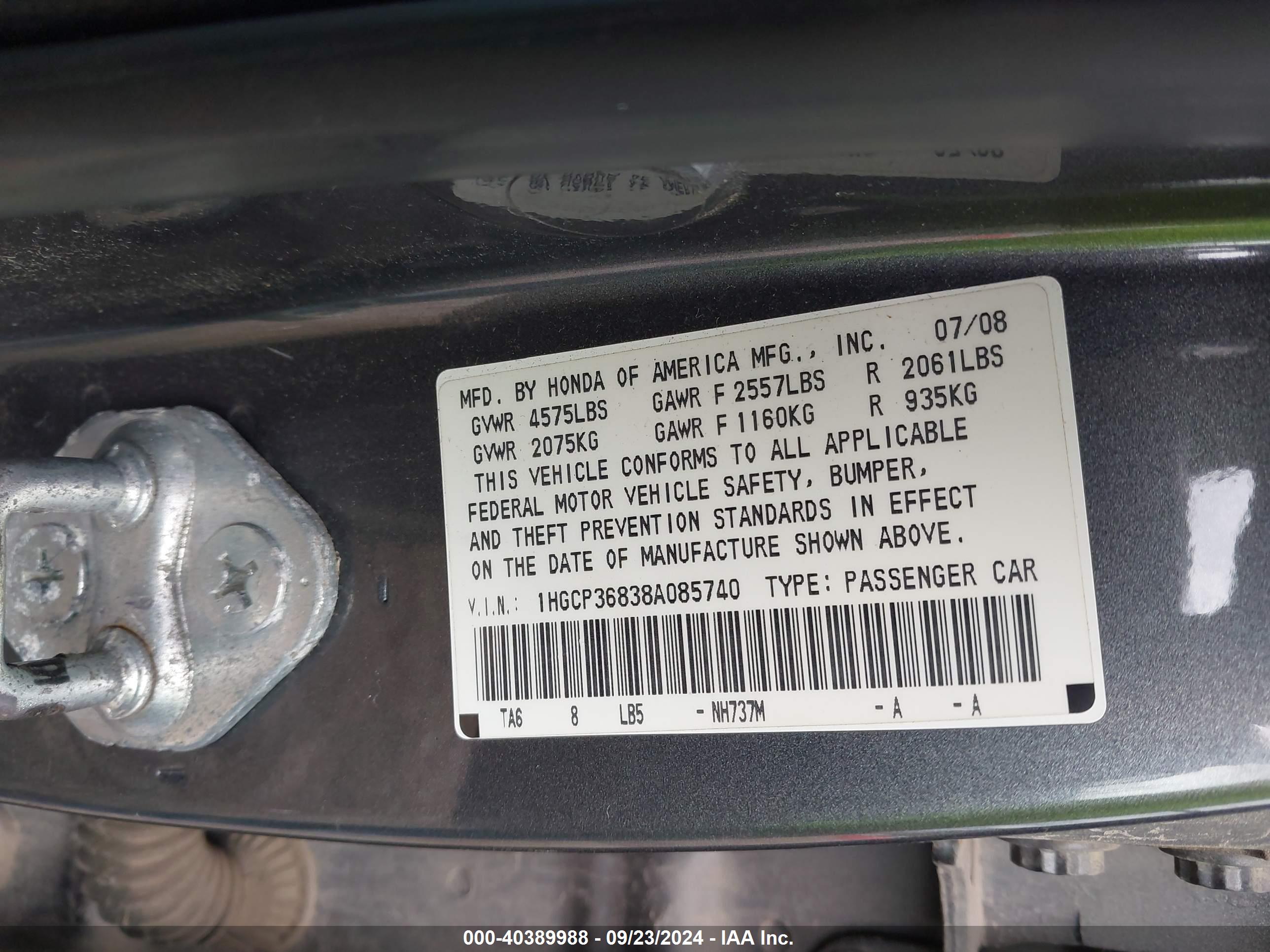 HONDA ACCORD image 9