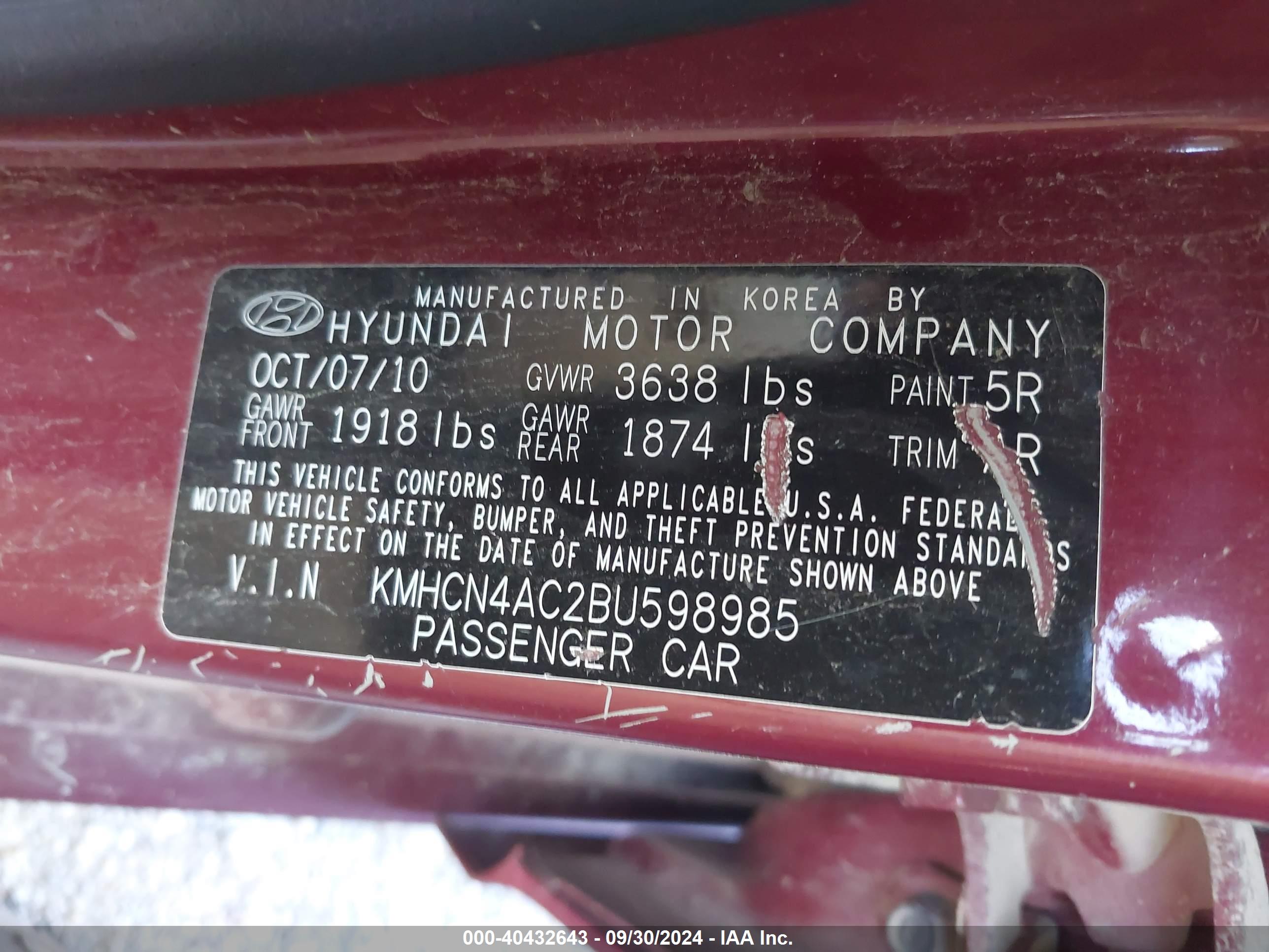 HYUNDAI ACCENT image 9