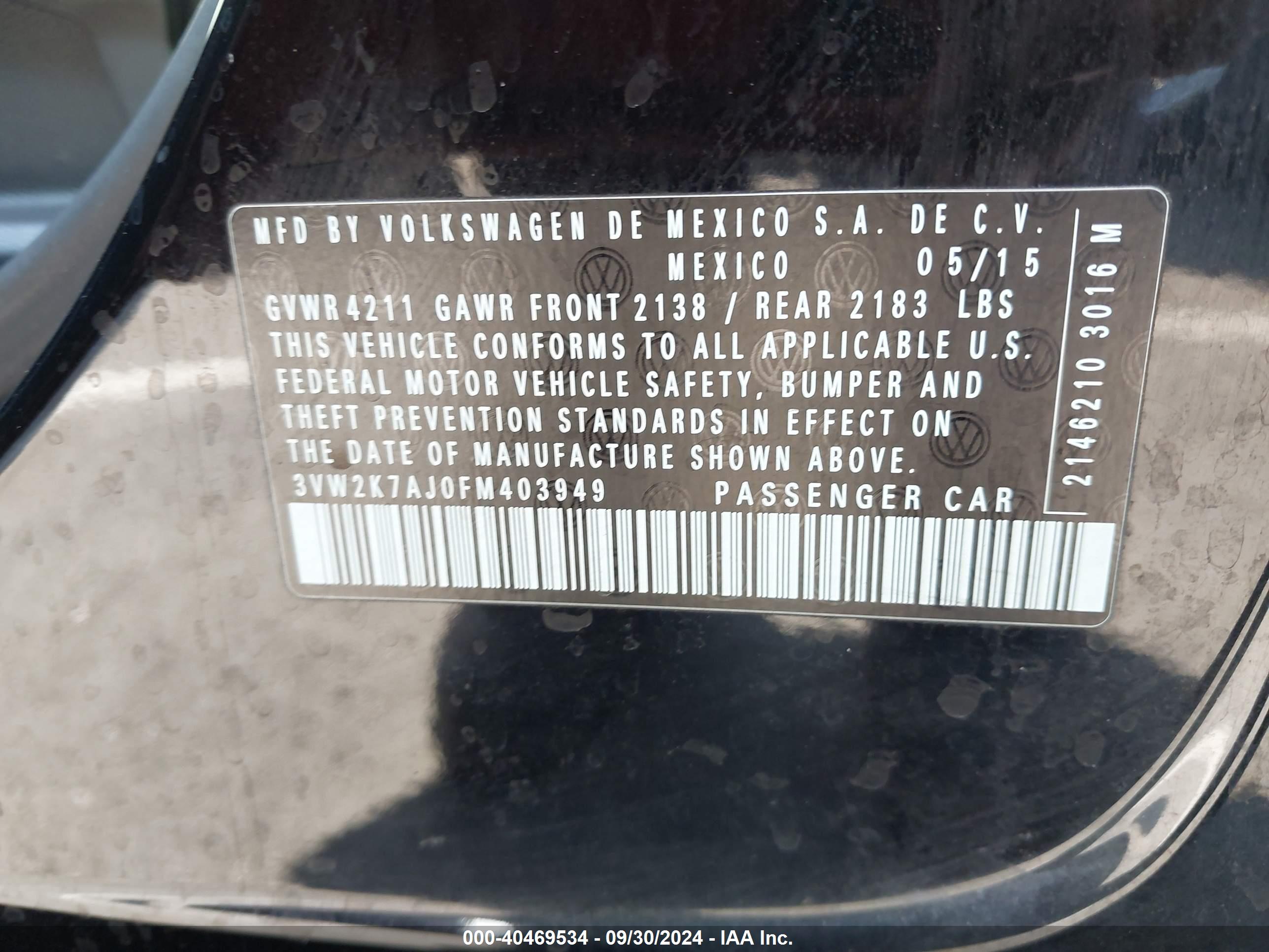 VOLKSWAGEN JETTA image 9