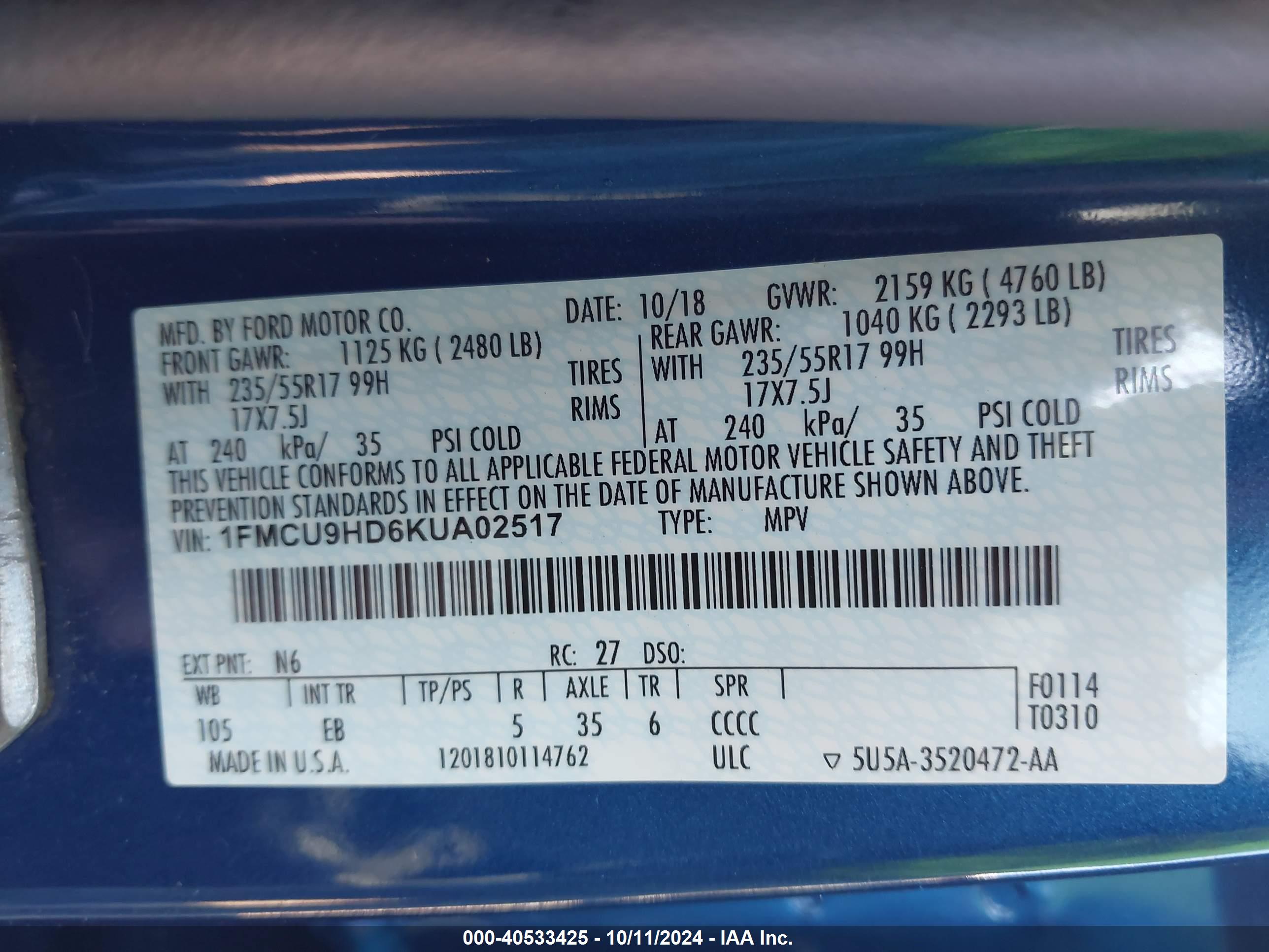 FORD ESCAPE image 9