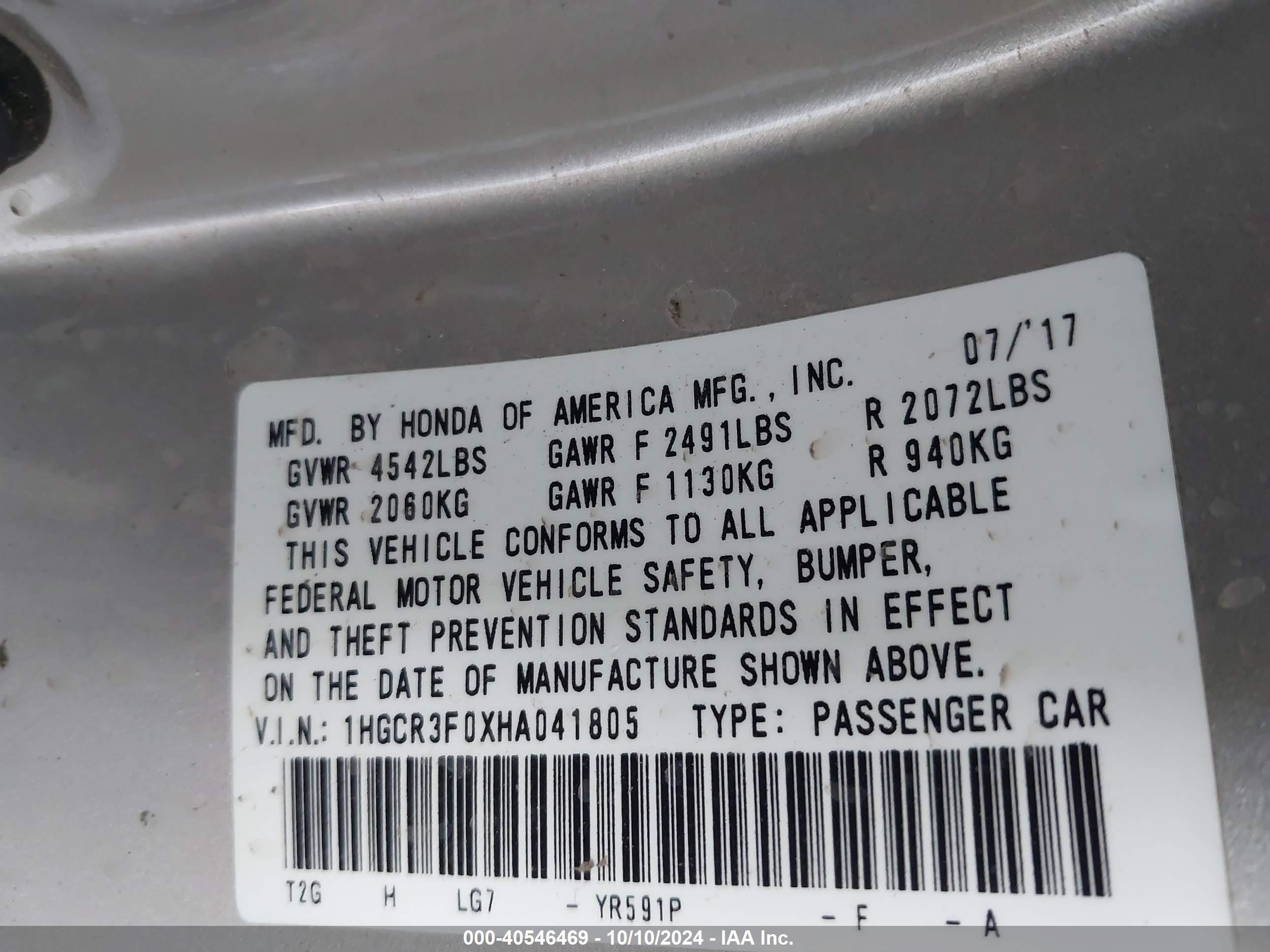 HONDA ACCORD image 9