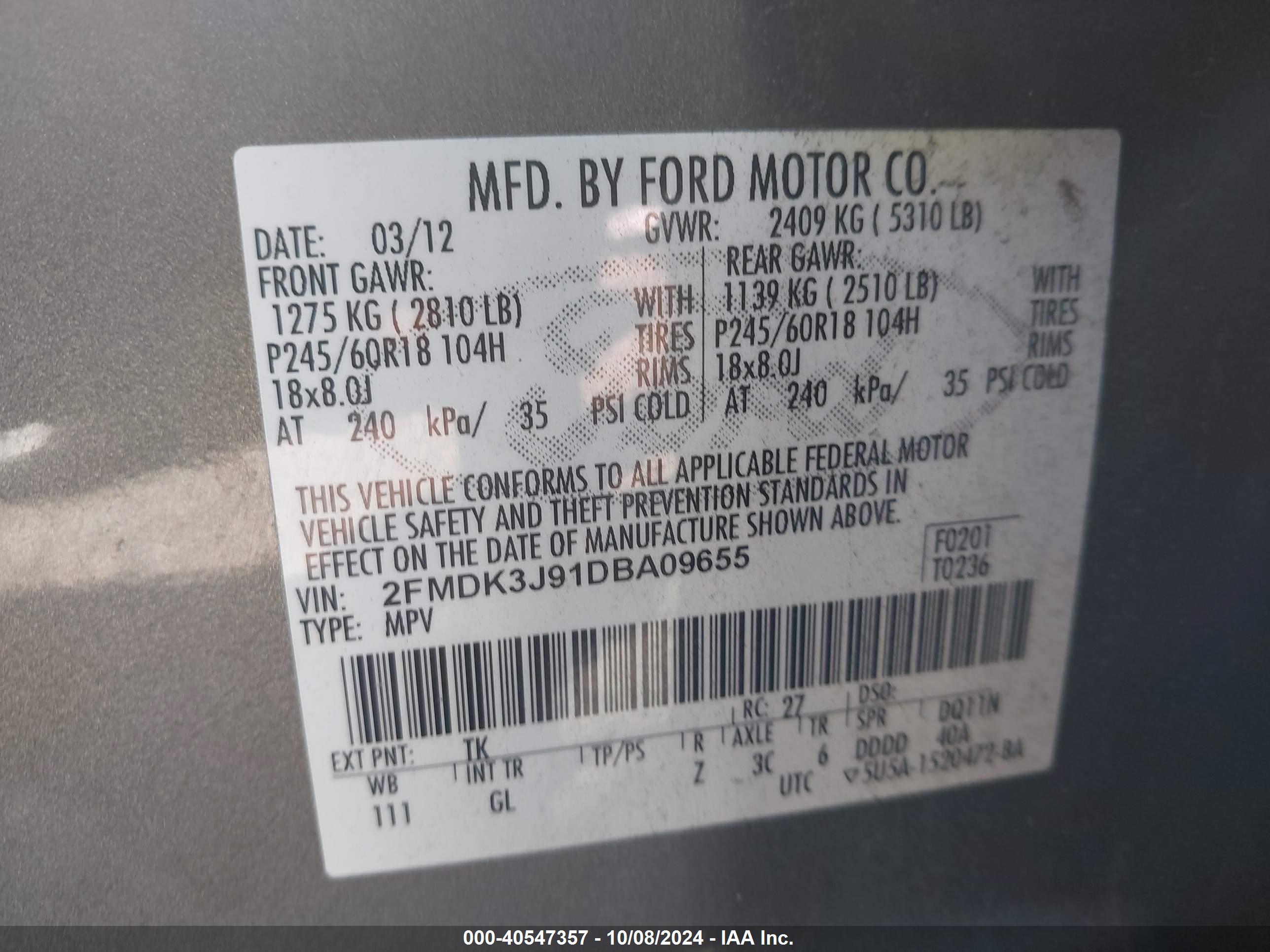 FORD EDGE image 9