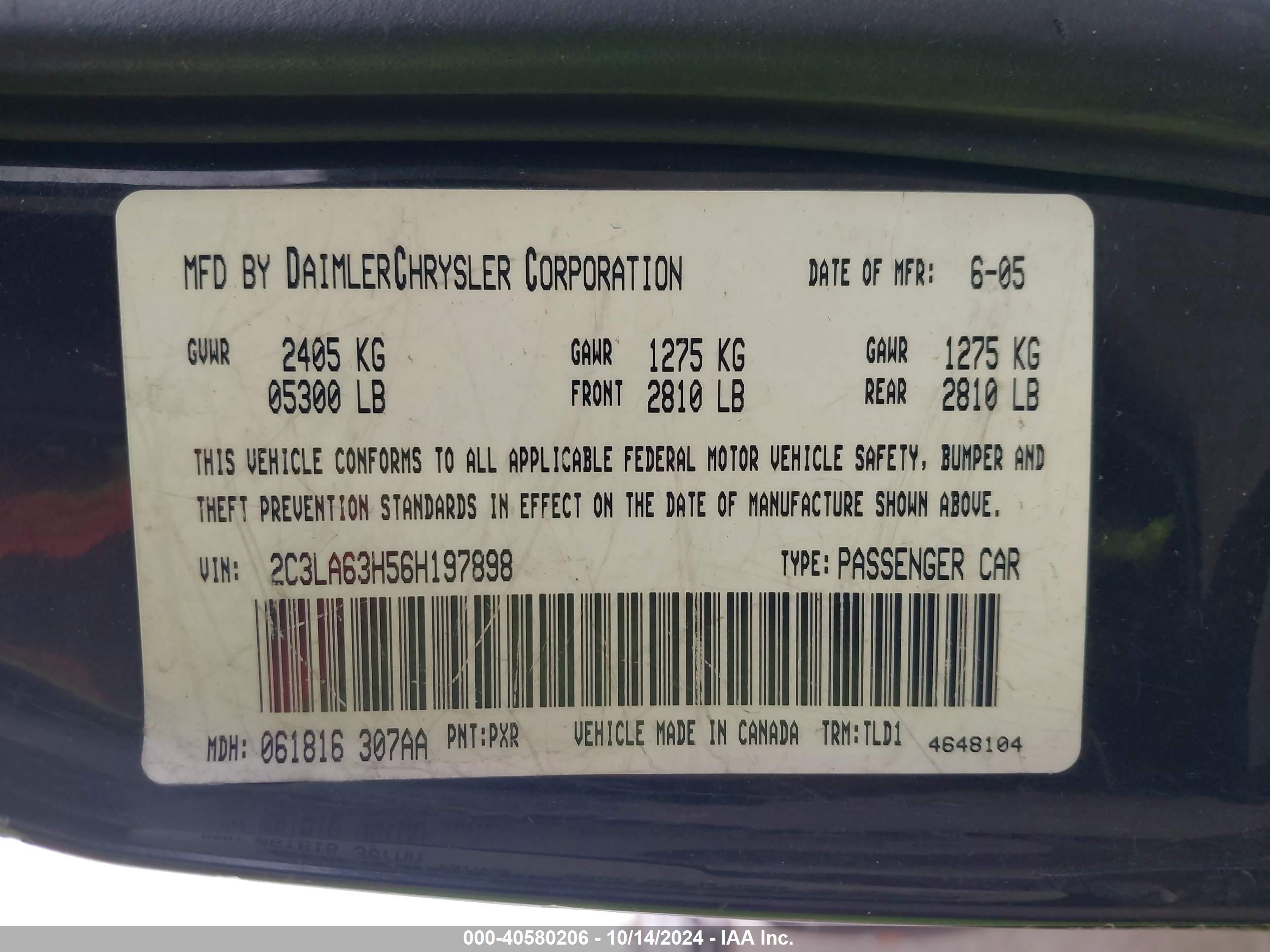 CHRYSLER 300C image 9
