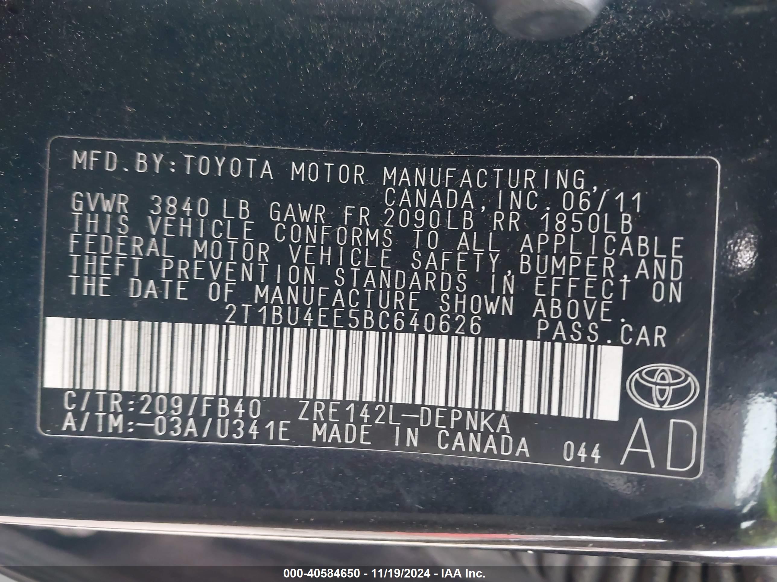 TOYOTA COROLLA image 9
