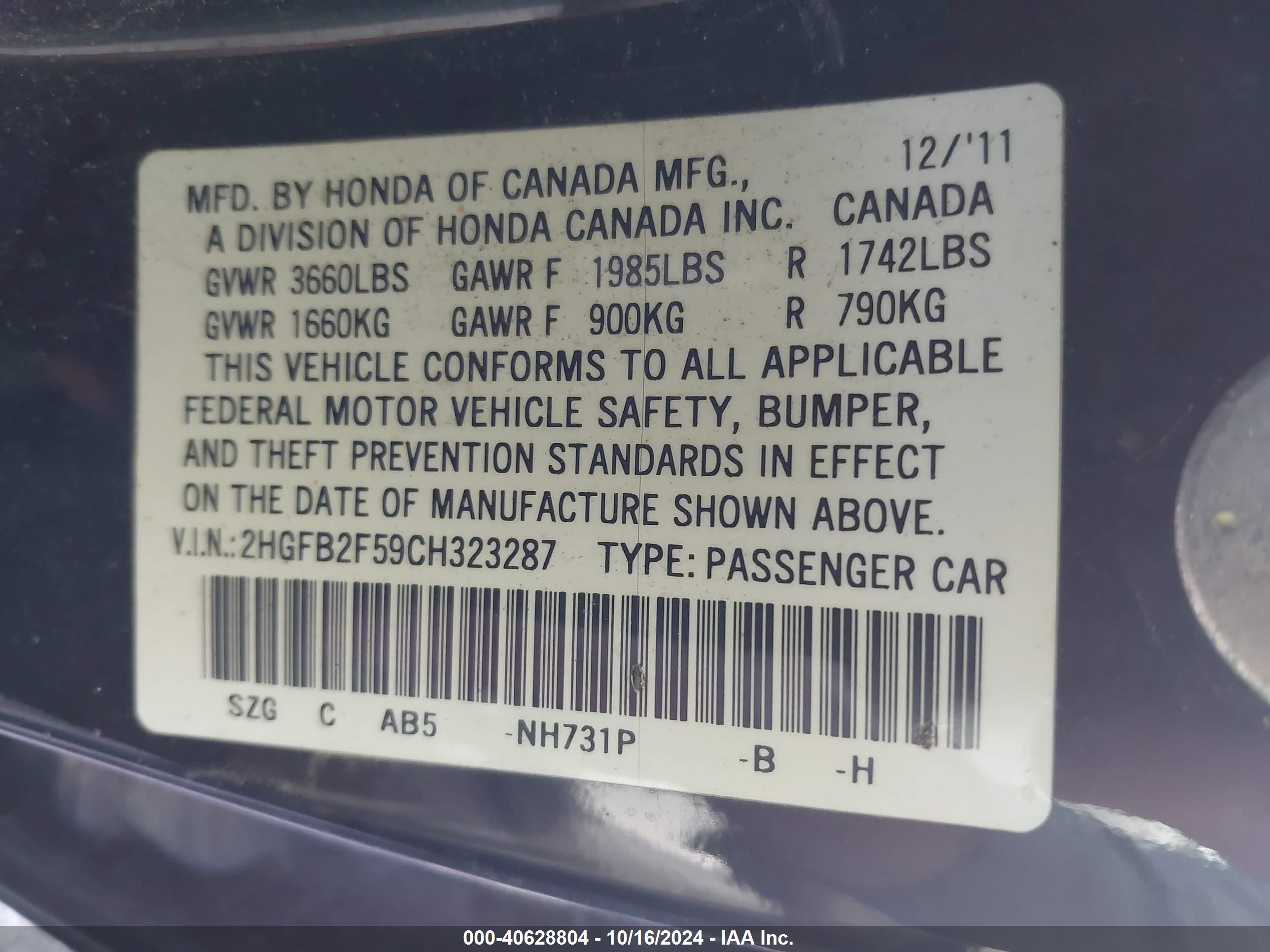 HONDA CIVIC image 9