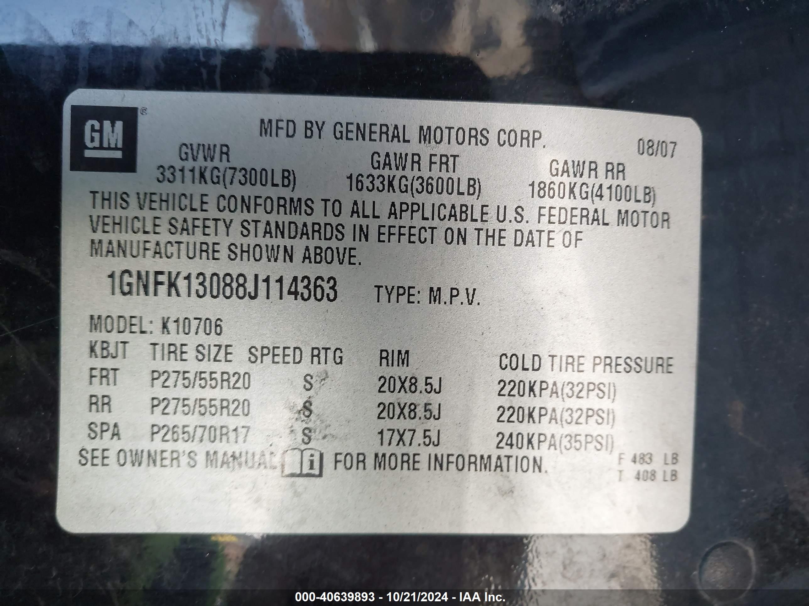 CHEVROLET TAHOE image 9