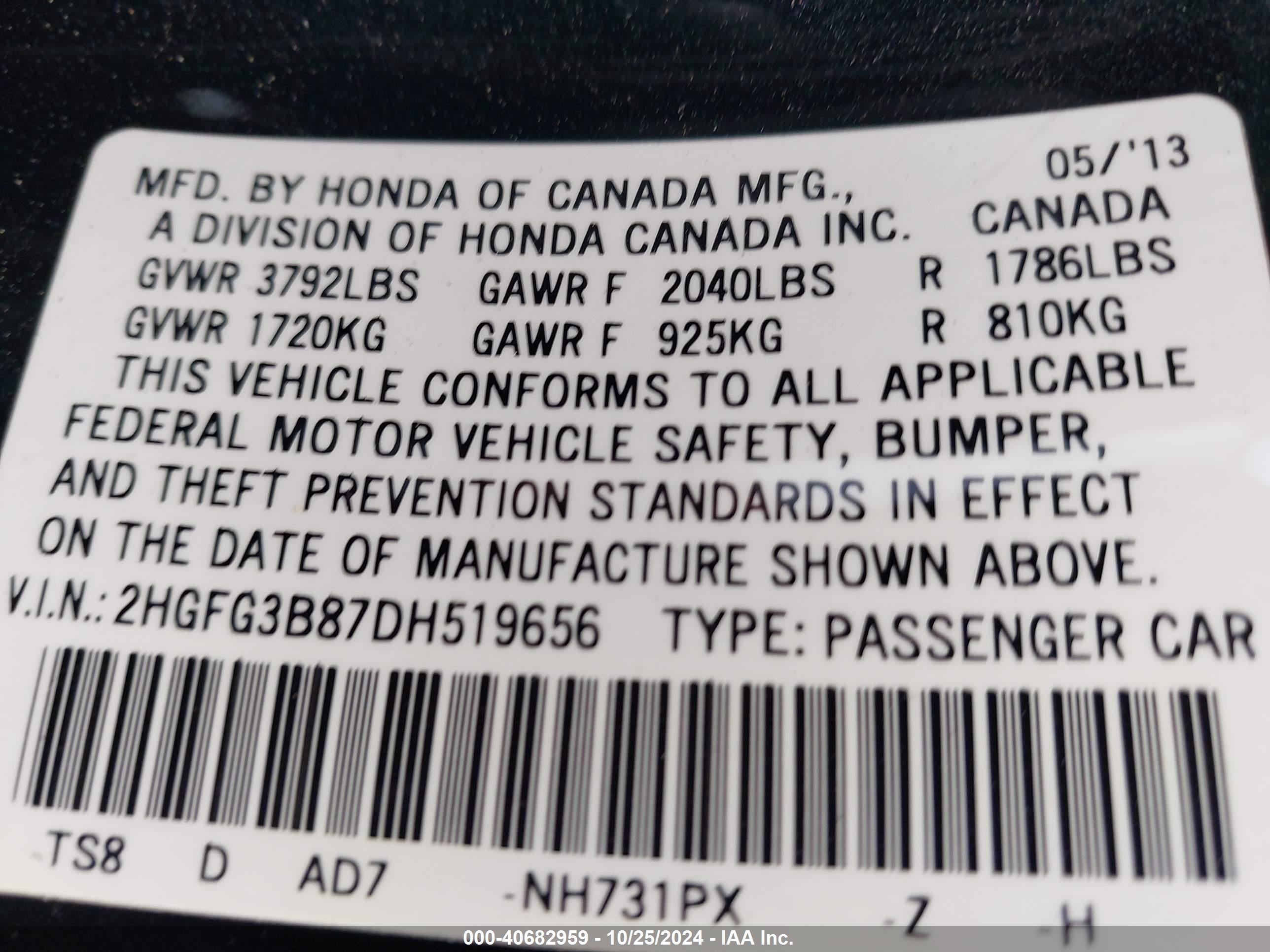 HONDA CIVIC image 9