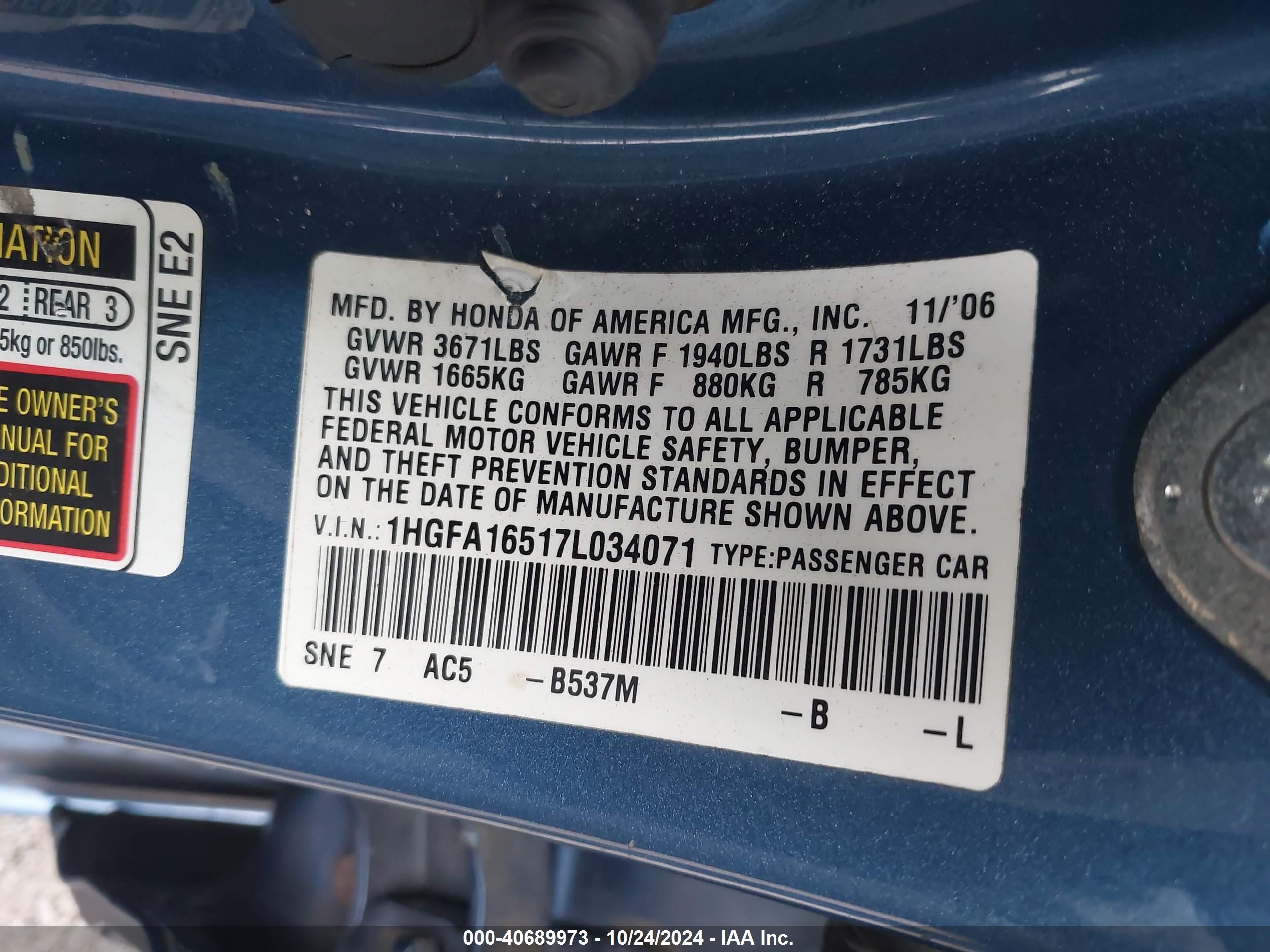 HONDA CIVIC image 9