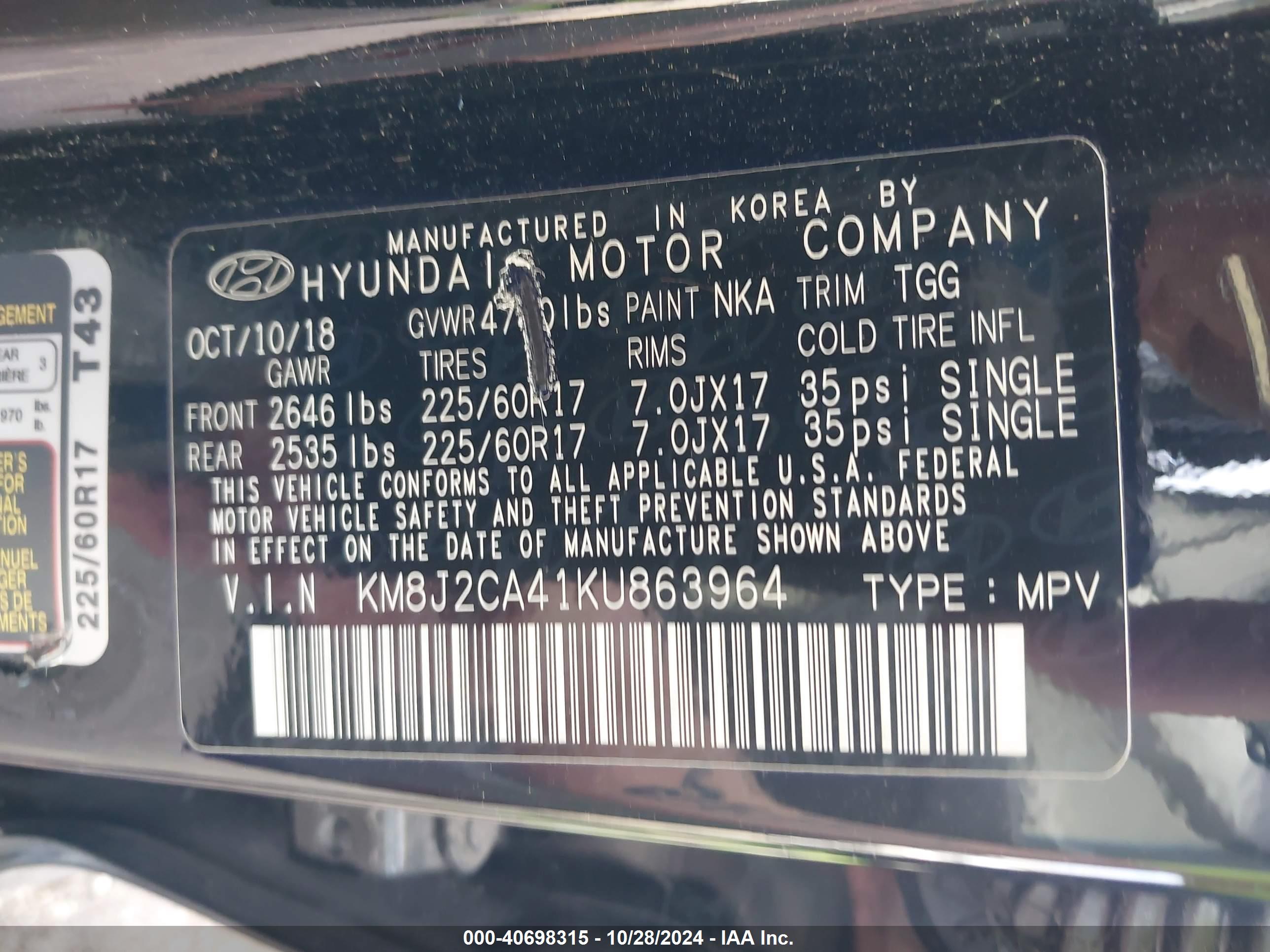 HYUNDAI TUCSON image 9