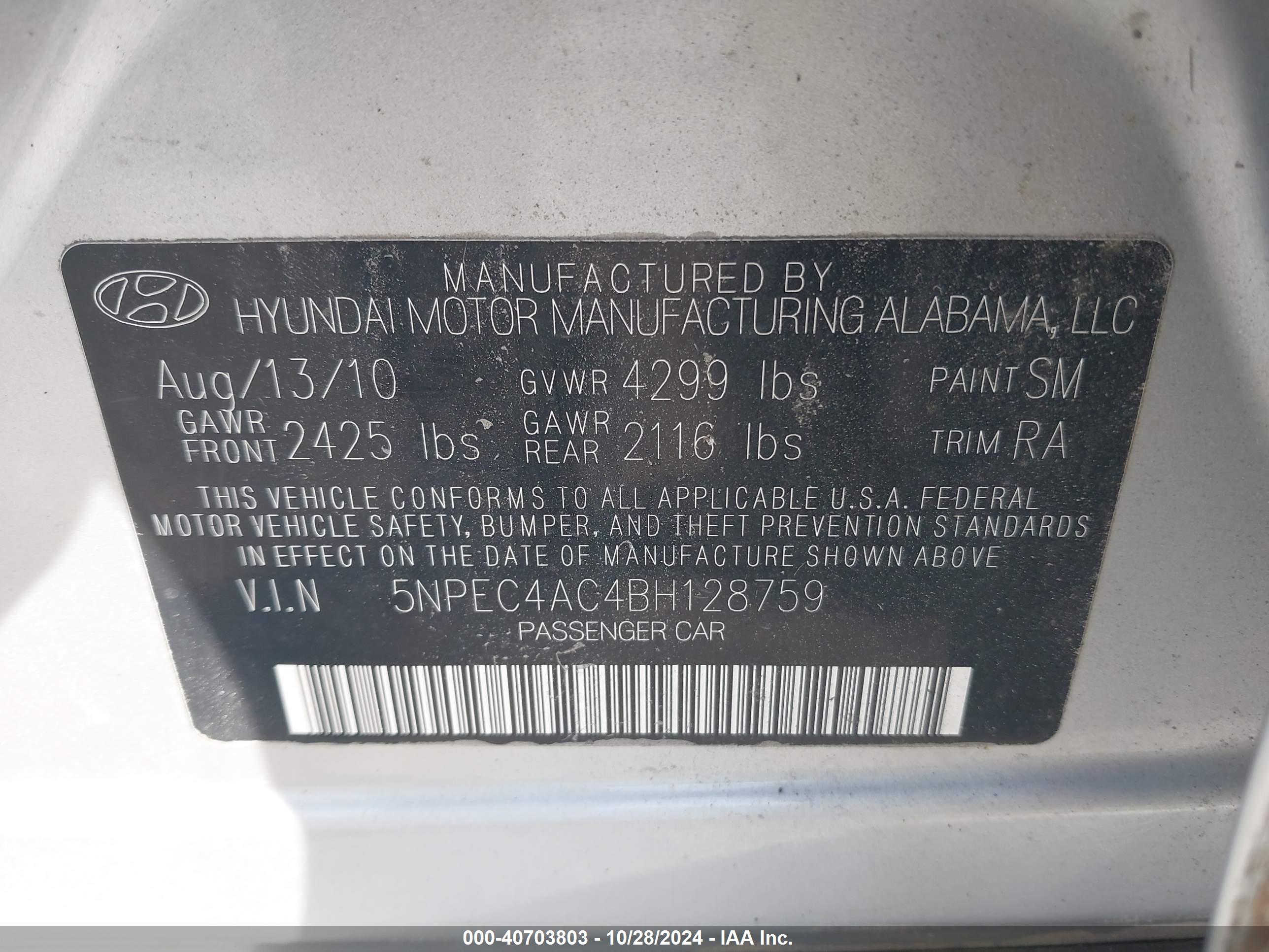 HYUNDAI SONATA image 9