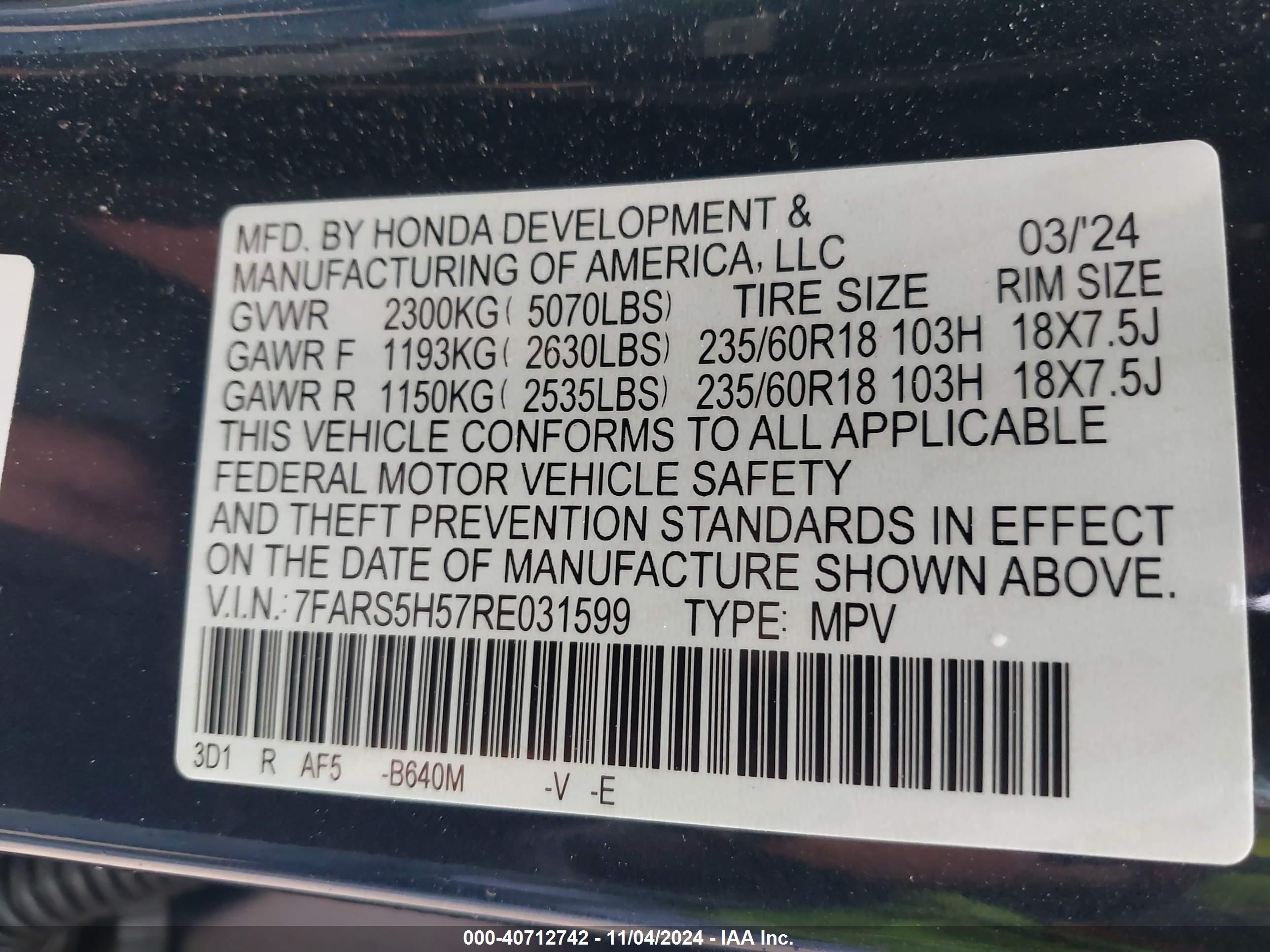 HONDA CR-V image 9