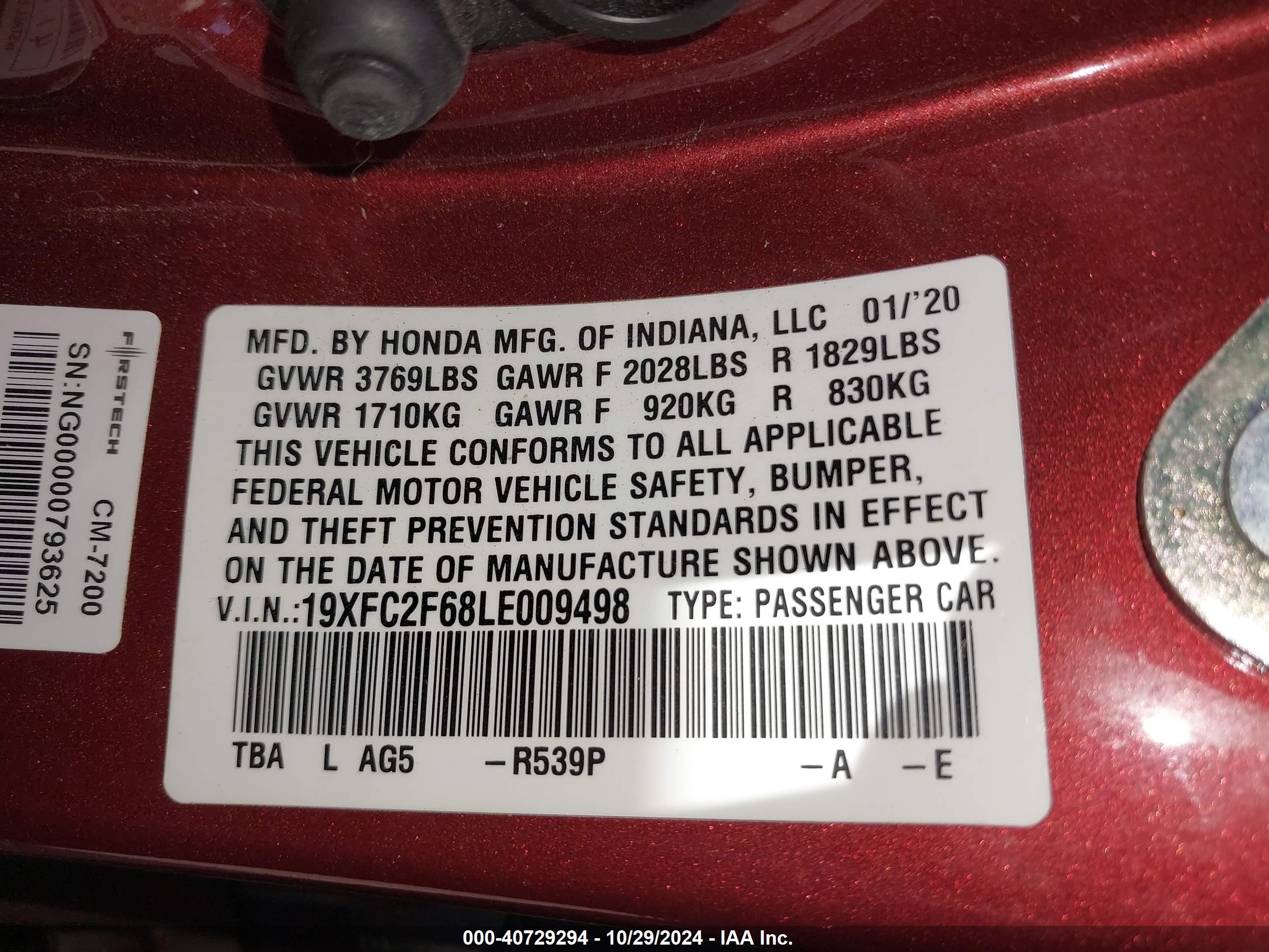 HONDA CIVIC image 9