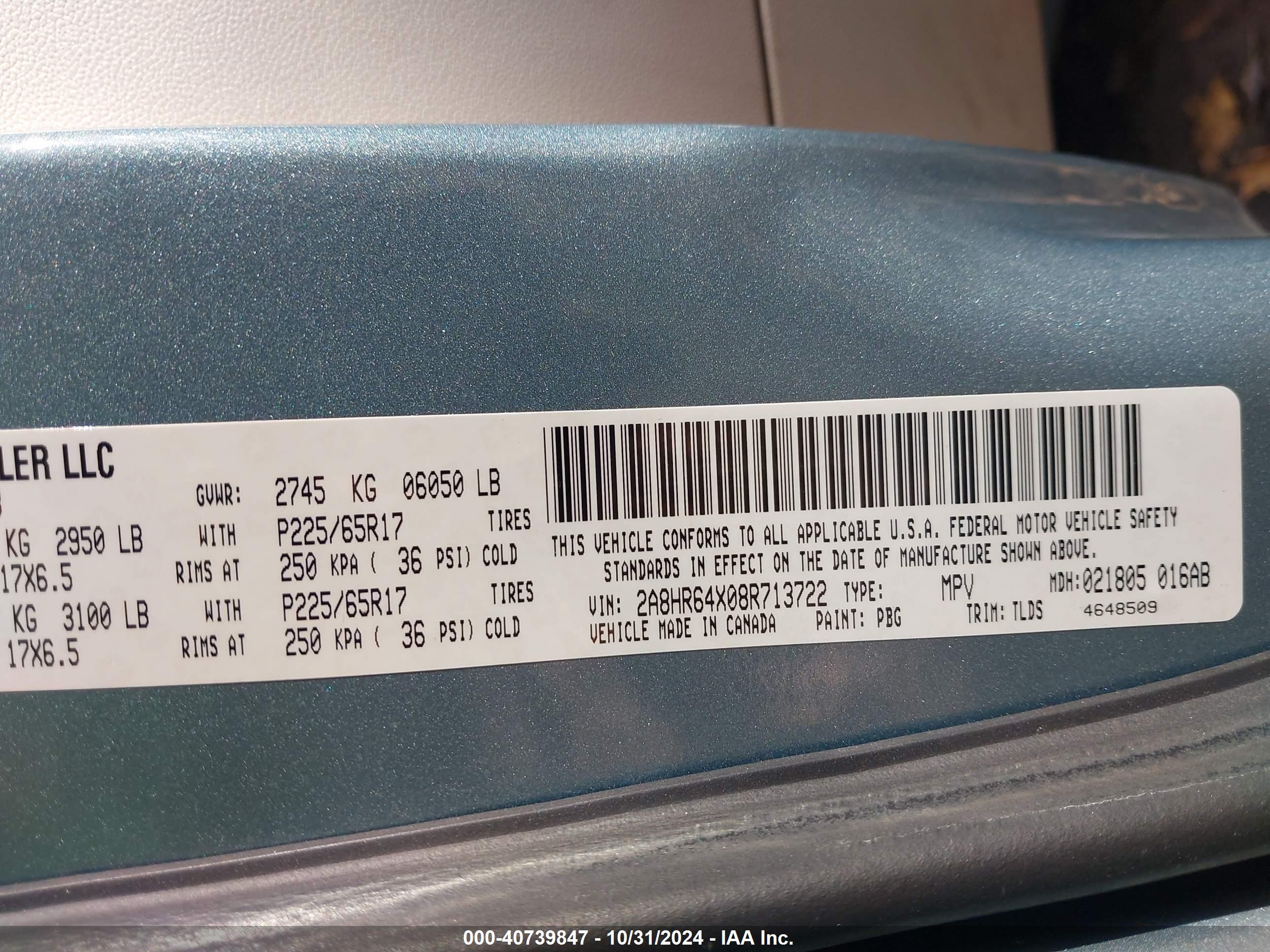 CHRYSLER TOWN image 9