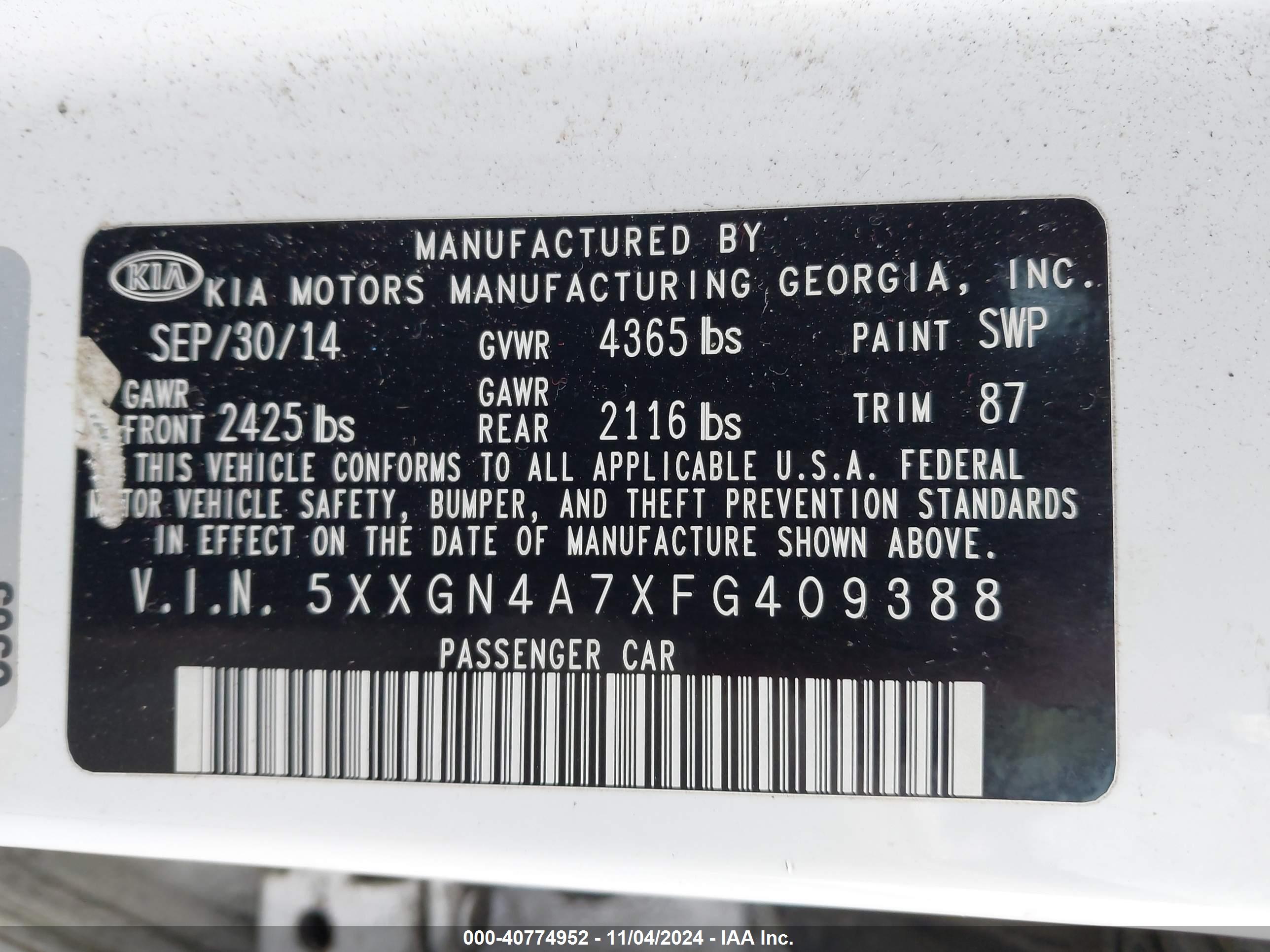 KIA OPTIMA image 9
