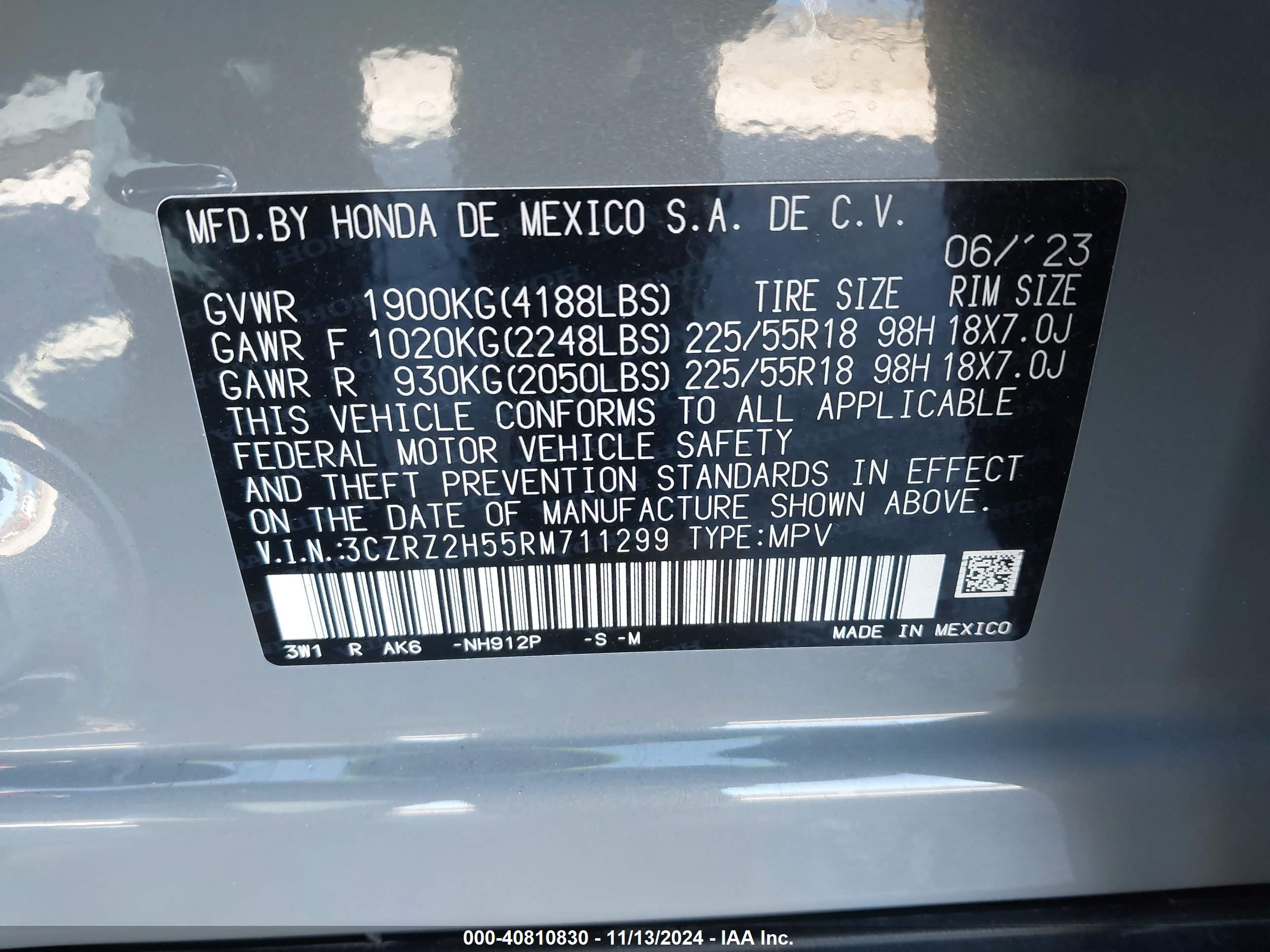 HONDA HR-V image 9