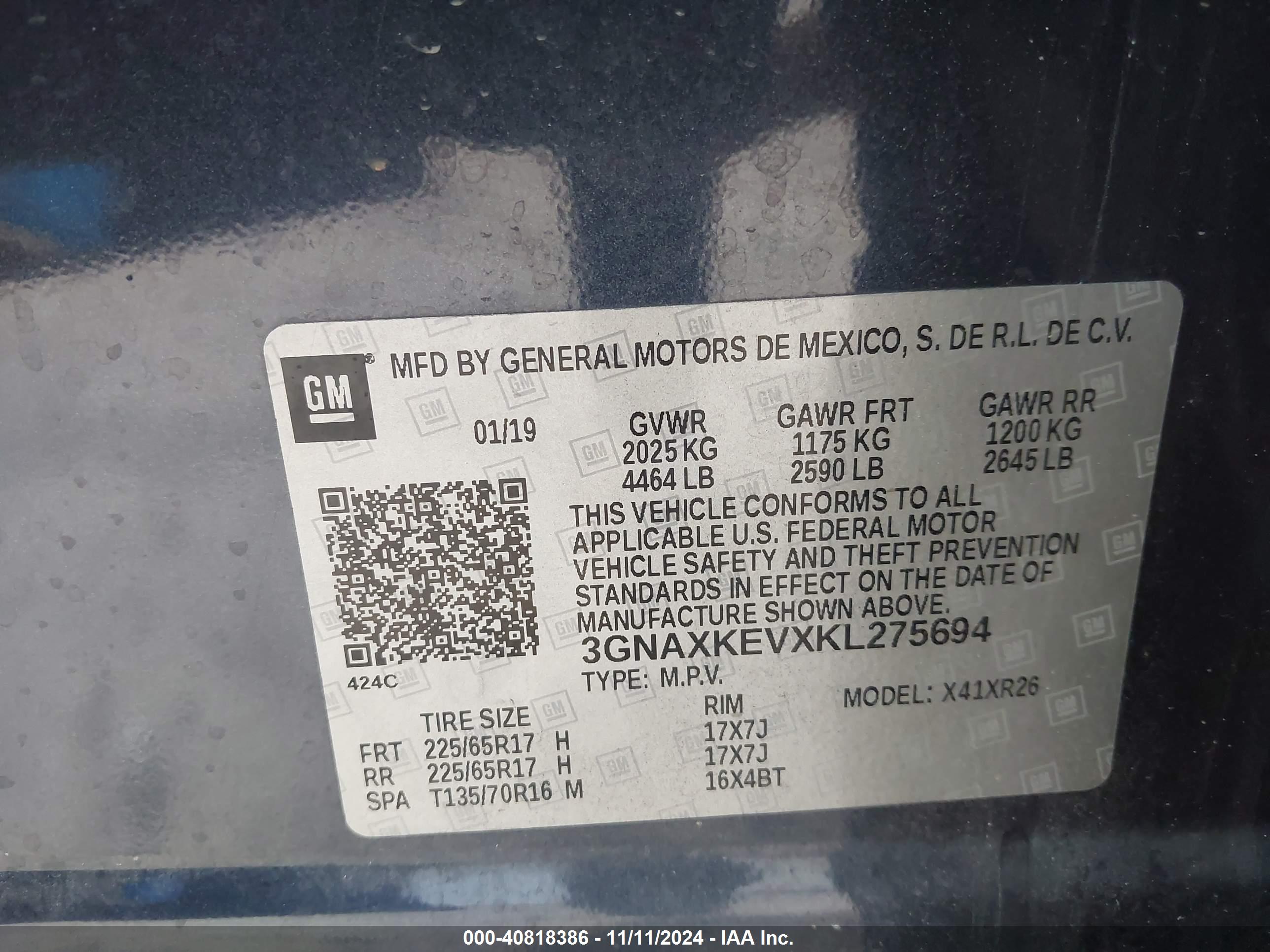CHEVROLET EQUINOX image 9