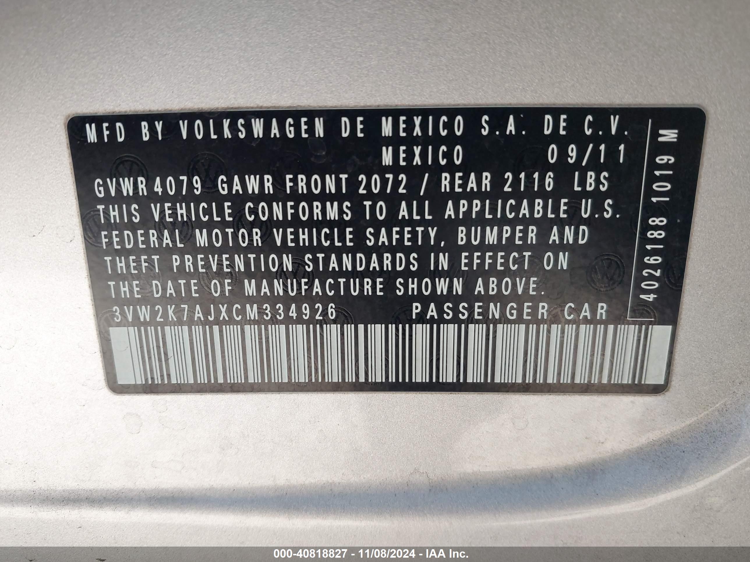 VOLKSWAGEN JETTA image 9