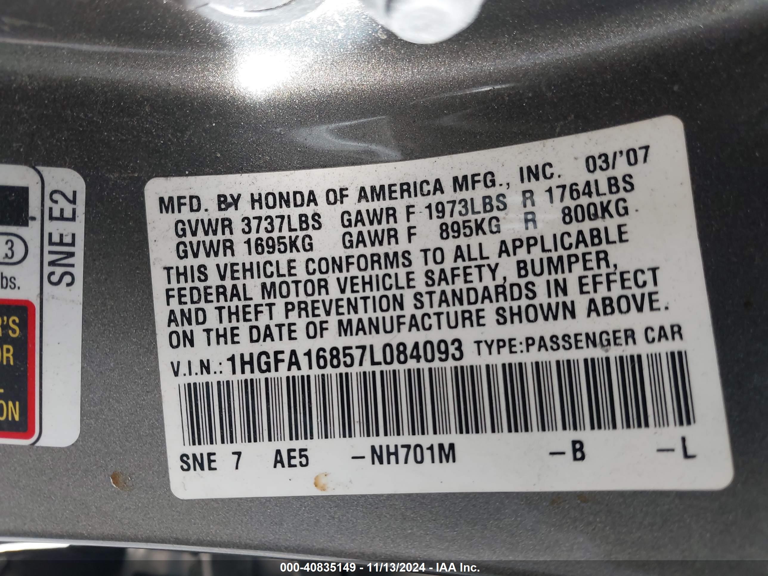 HONDA CIVIC image 9
