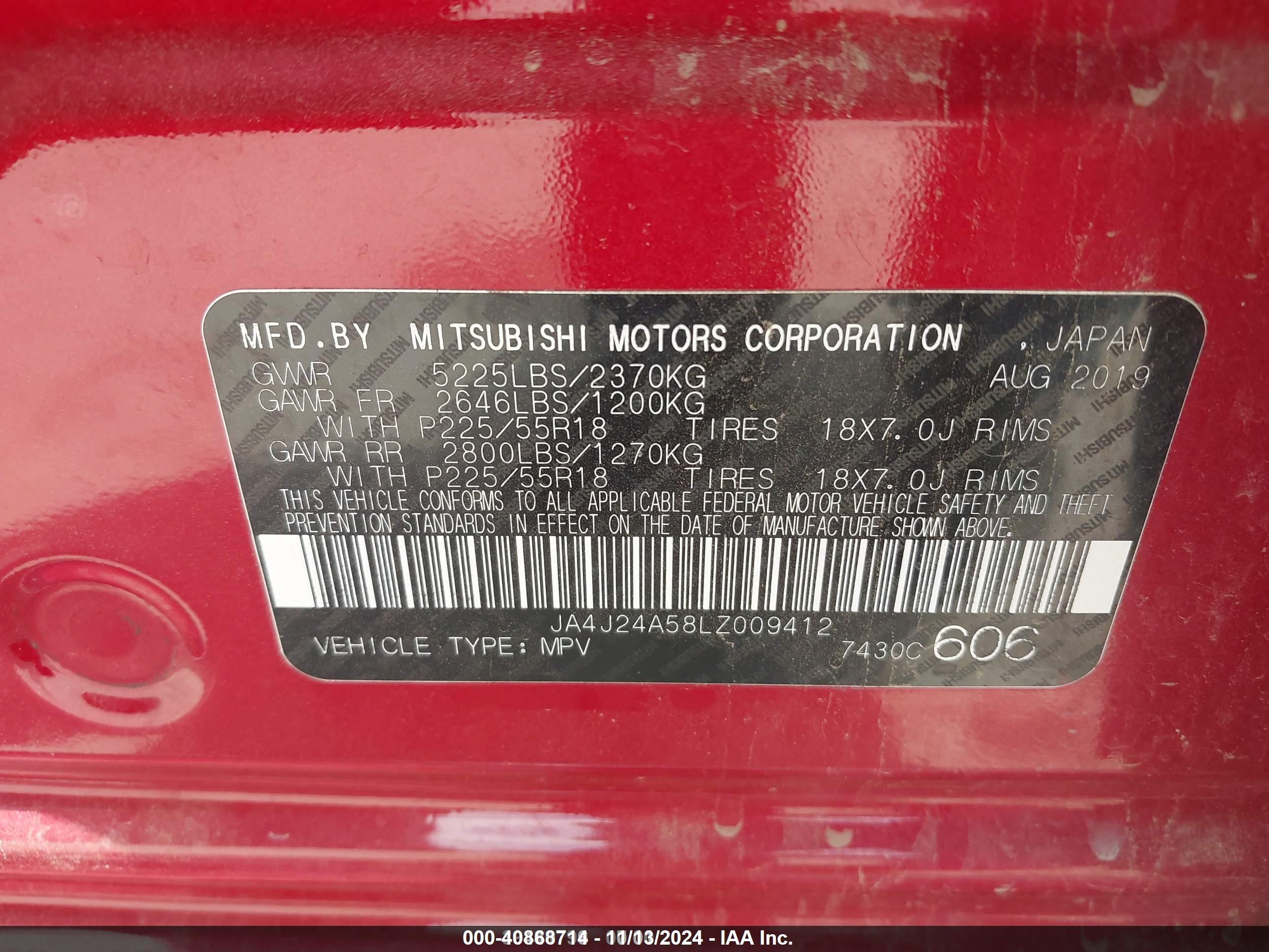 MITSUBISHI OUTLANDER image 9