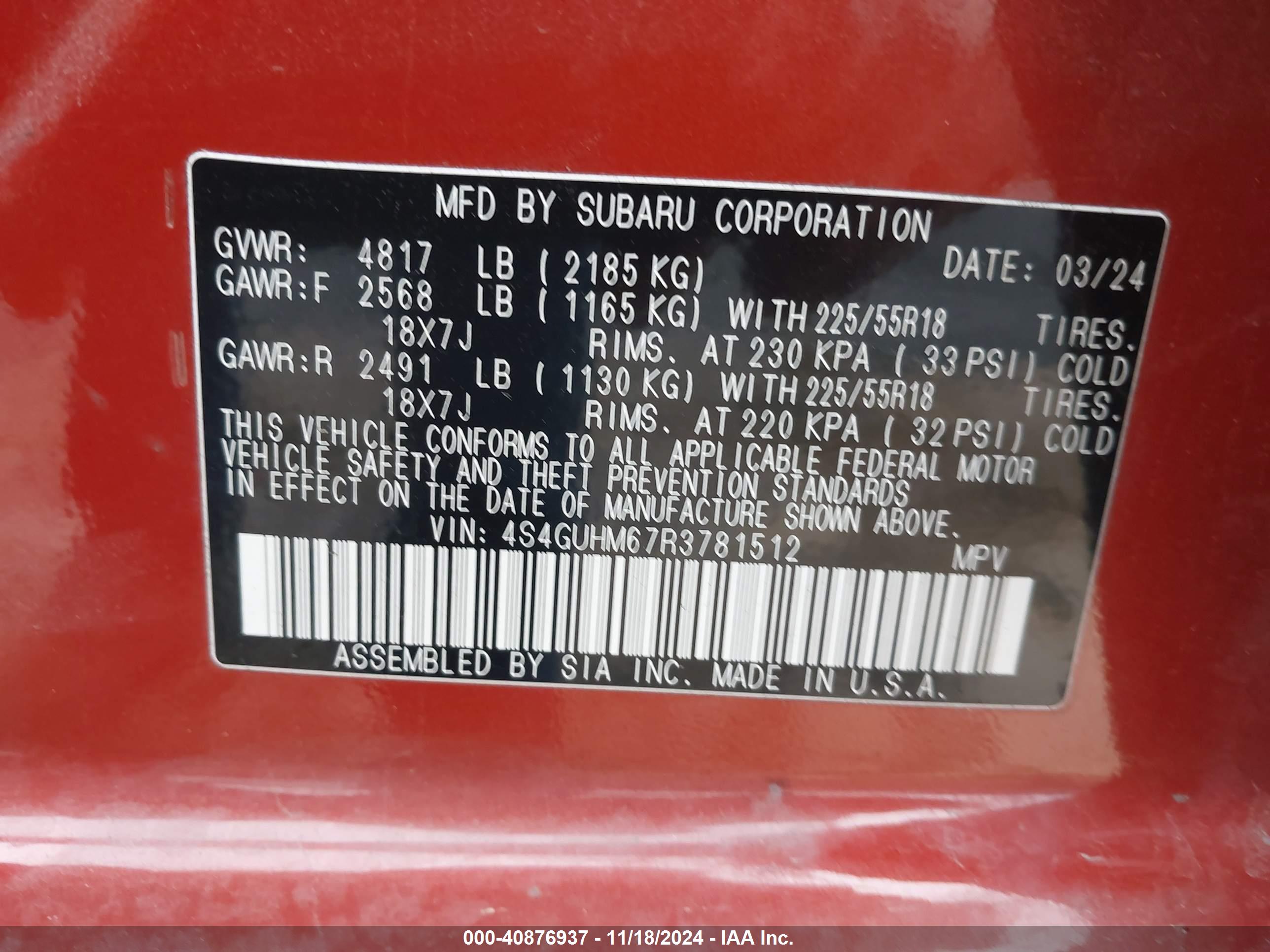 SUBARU CROSSTREK image 9