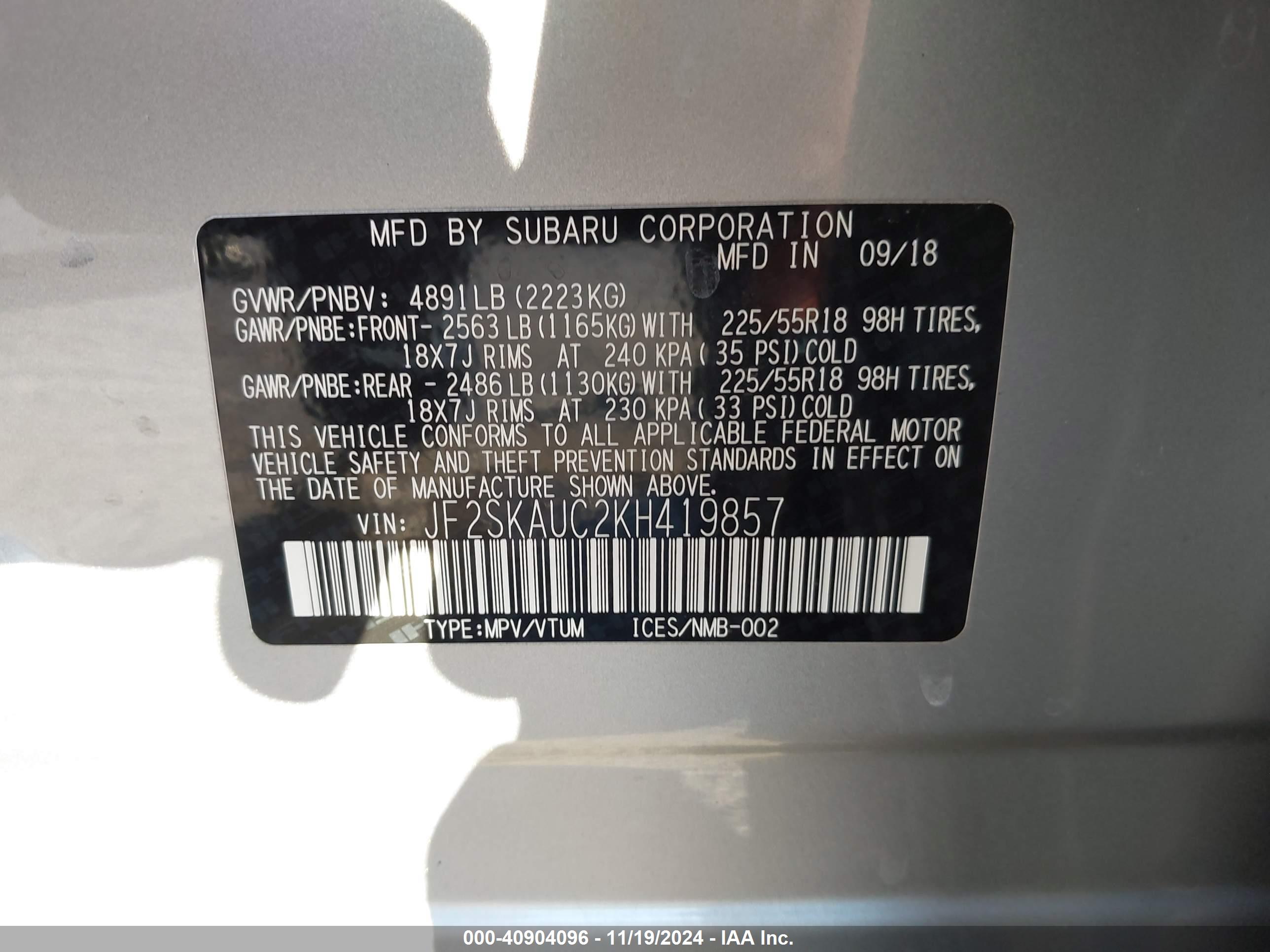 SUBARU FORESTER image 9
