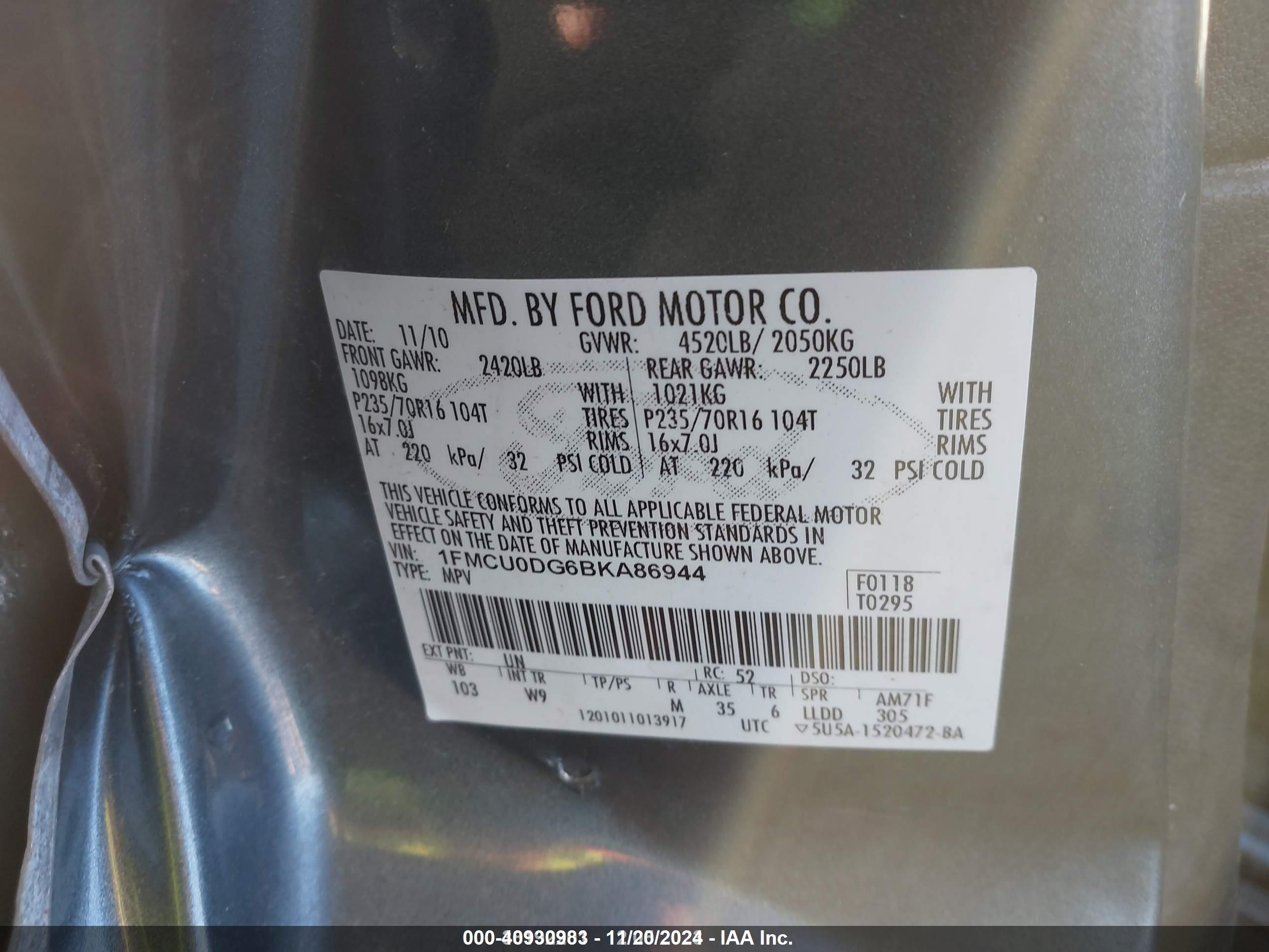 FORD ESCAPE image 9