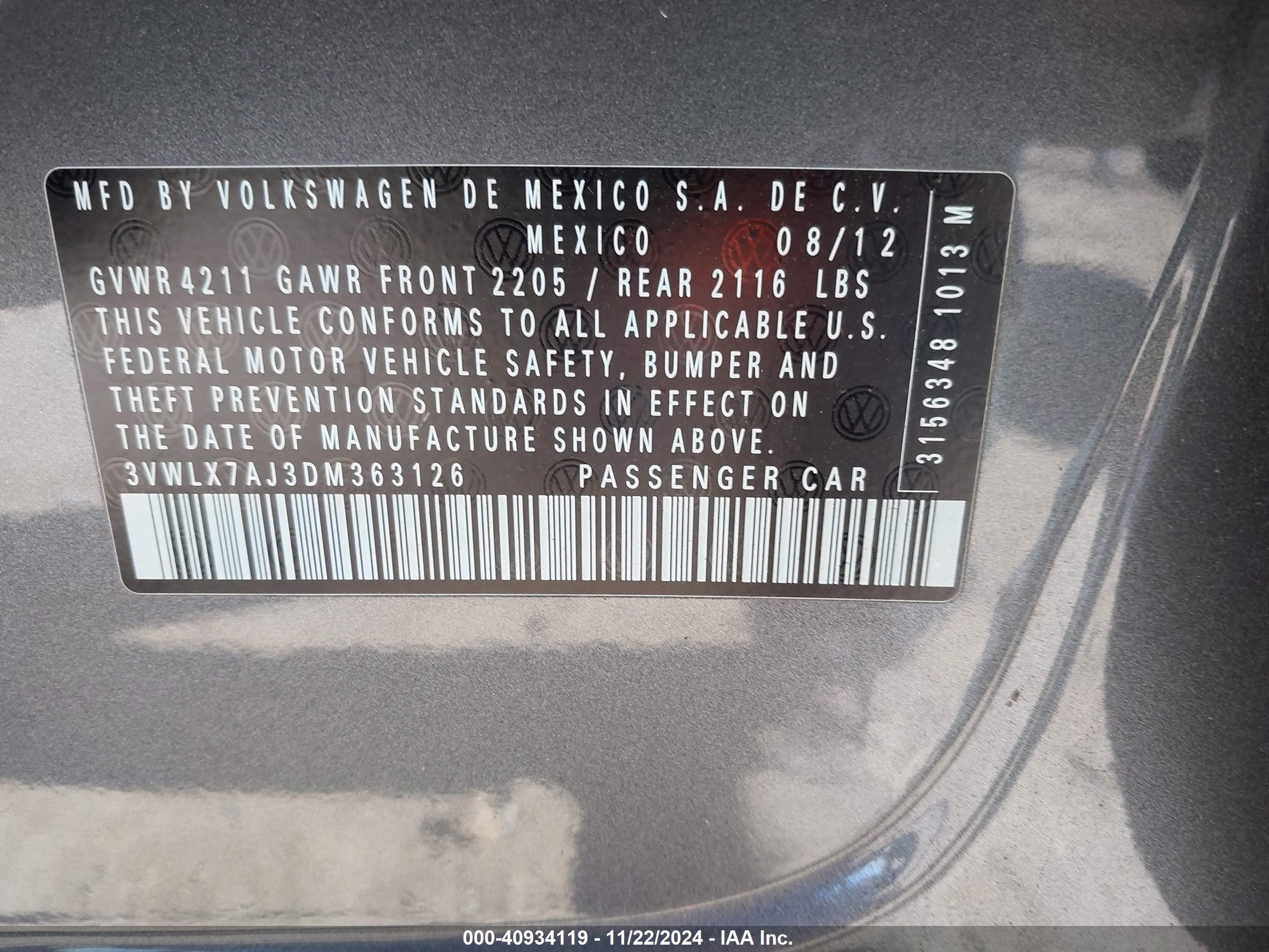 VOLKSWAGEN JETTA image 9