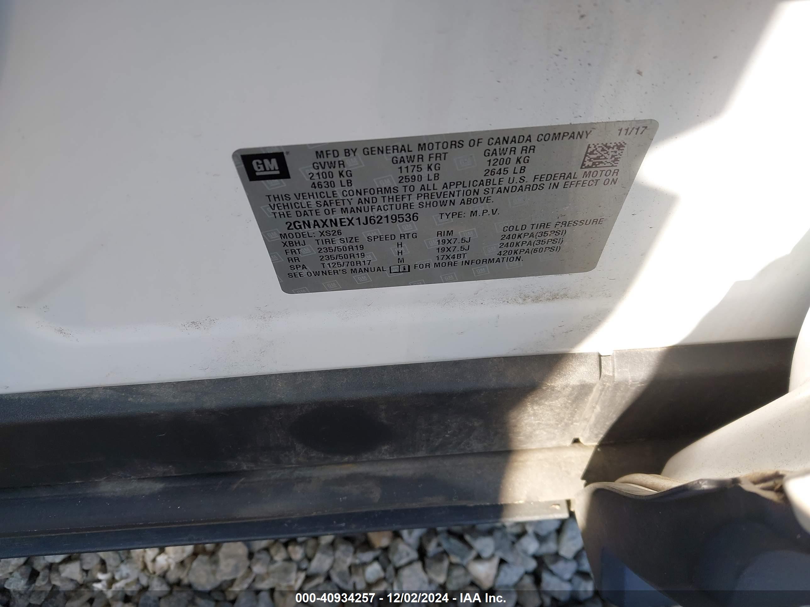 CHEVROLET EQUINOX image 9