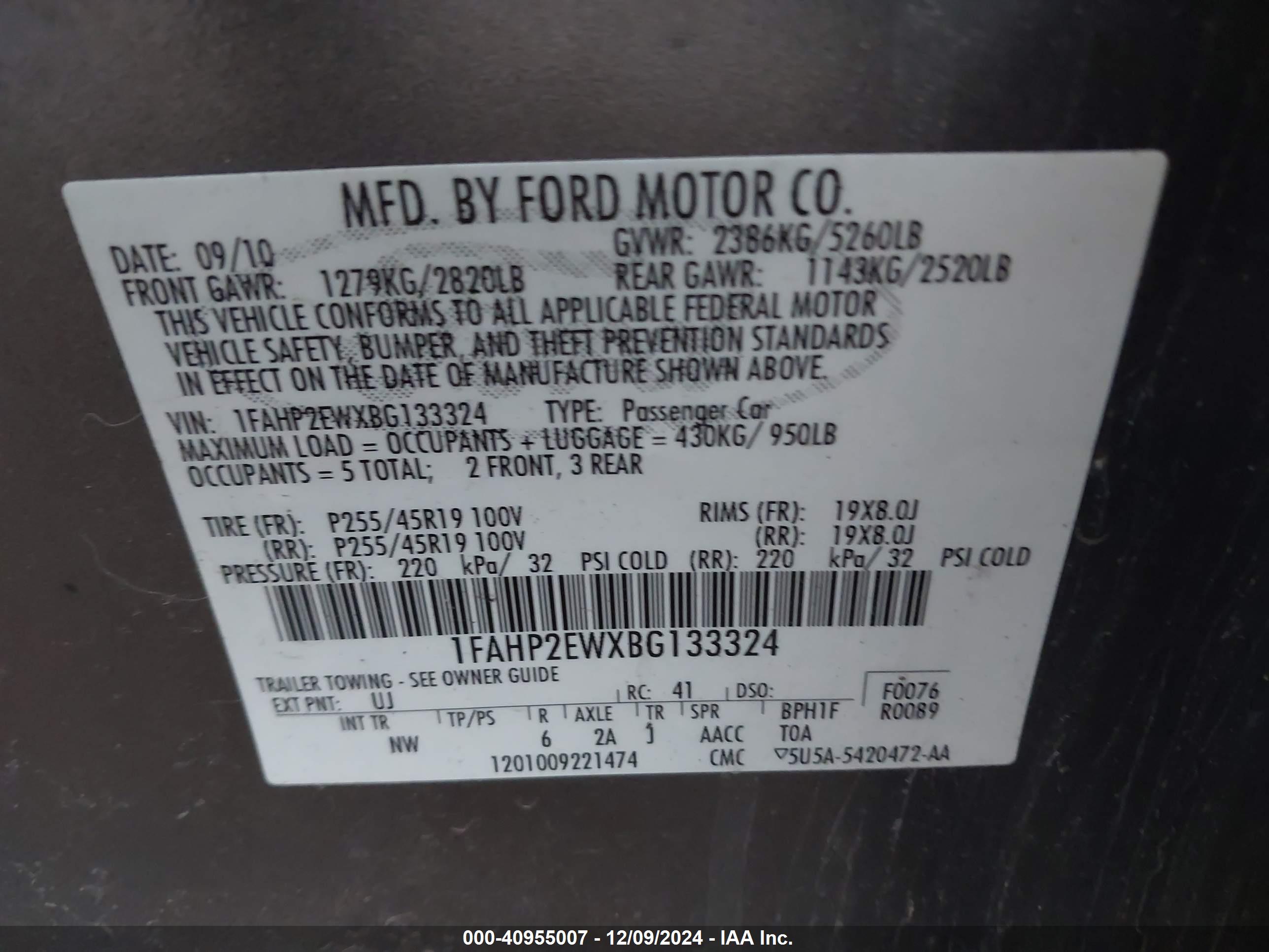 FORD TAURUS image 9