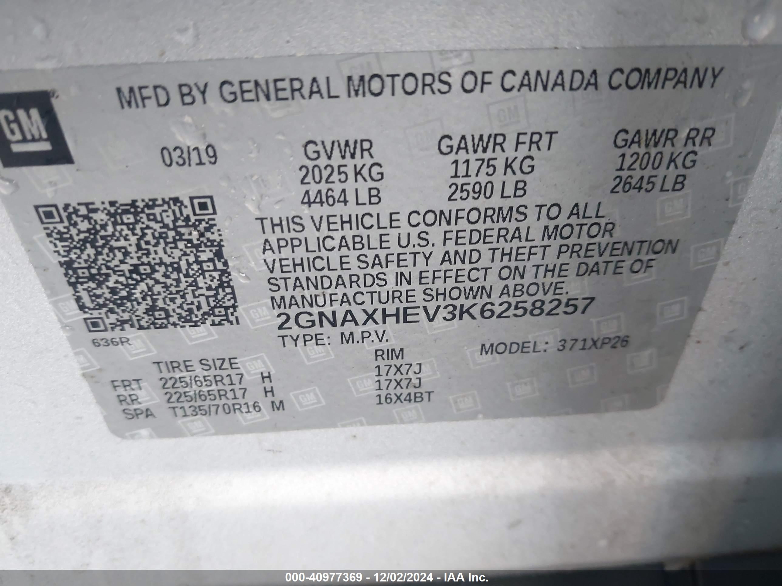 CHEVROLET EQUINOX image 9